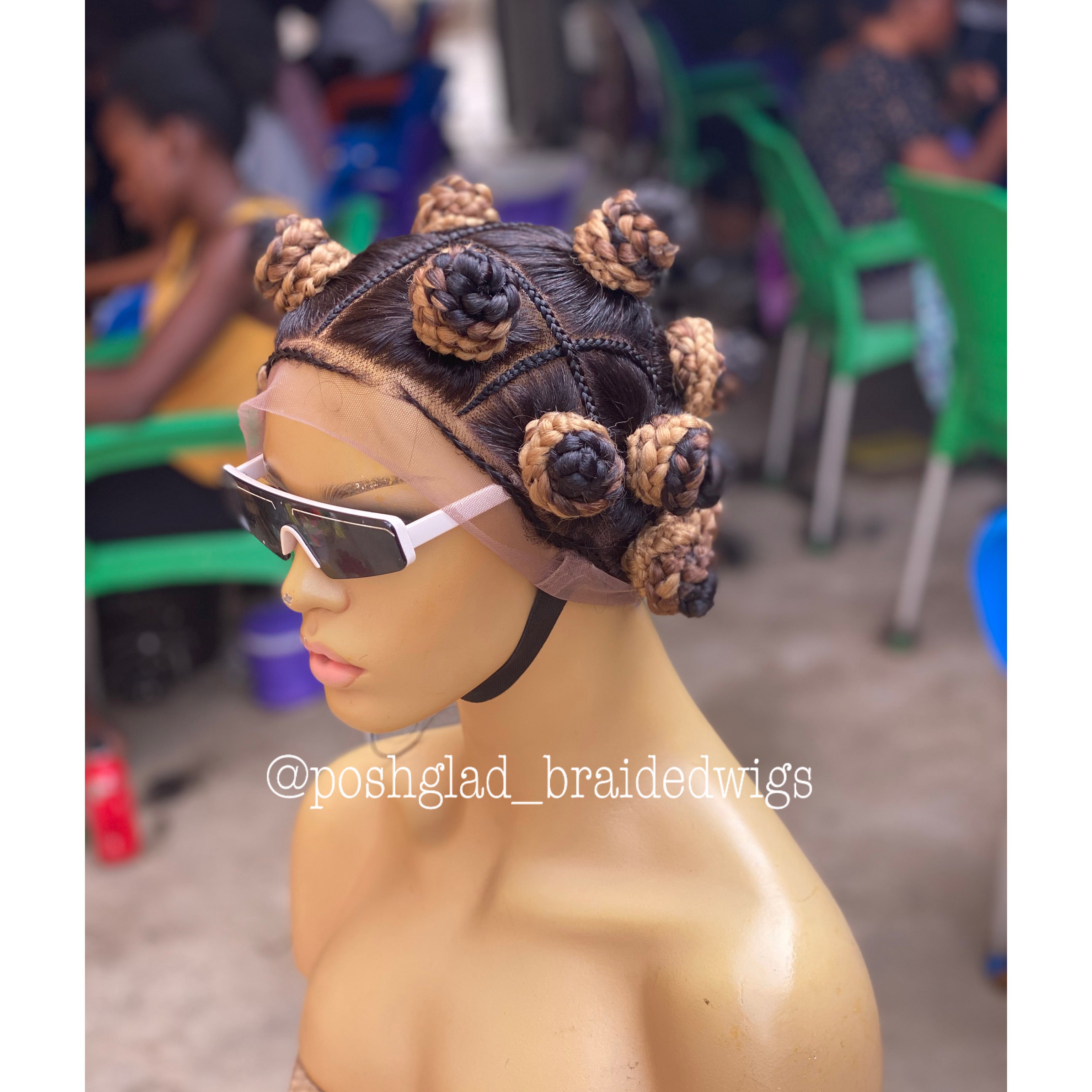 Bantu Knot Wig - Ombre Color - Adanna Bantu Knot Wig - Ombre Color - Adanna