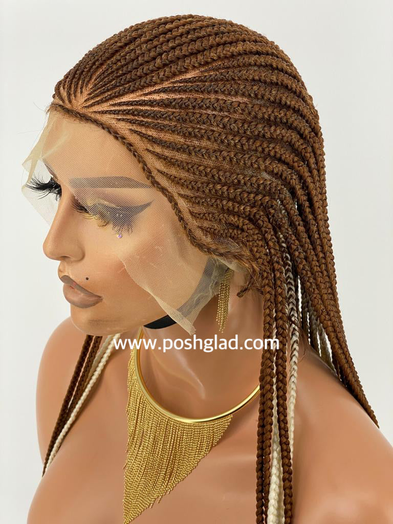 Ready to ship Cornrow Braided wig-Olaoma Ready to ship Cornrow Braided wig-Olaoma