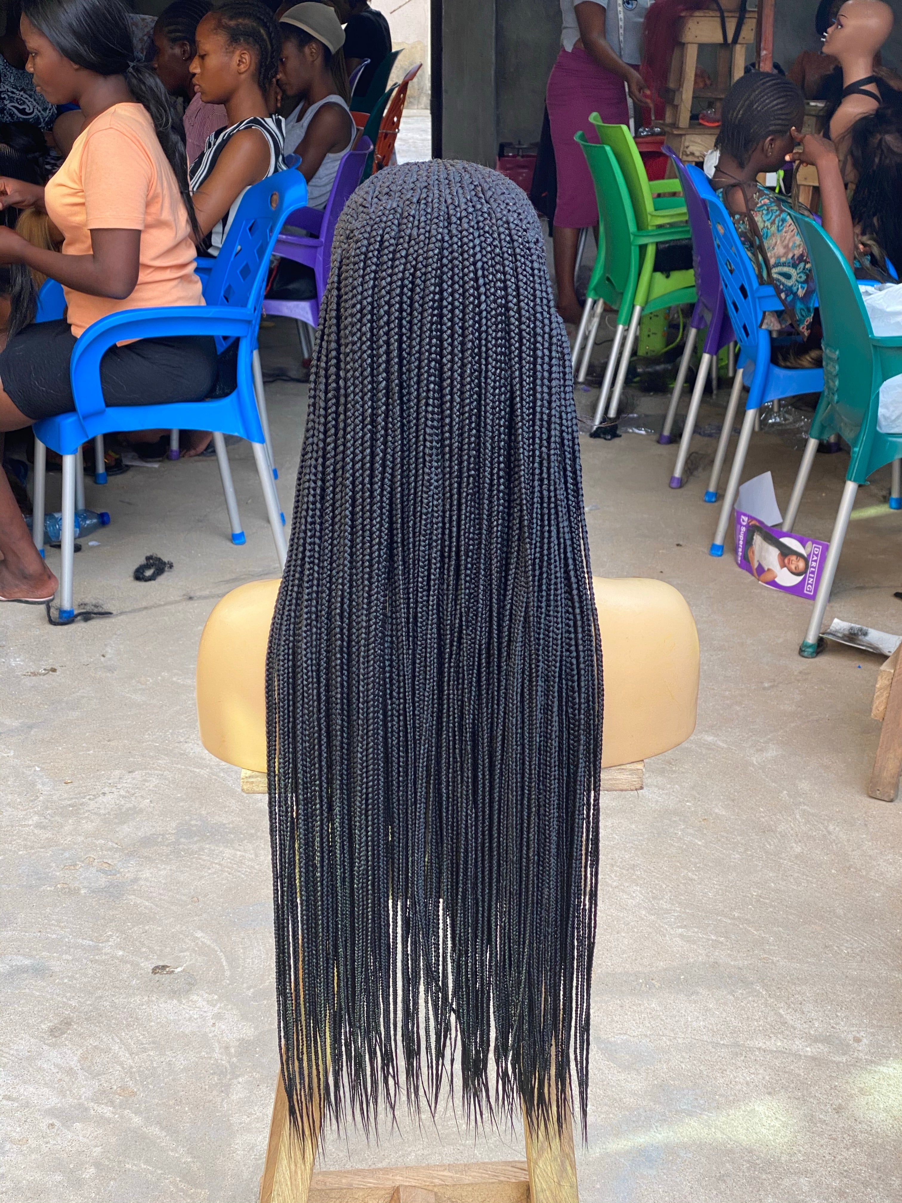 Cornrow Braid Wig - 13x6 Lace Frontal - Laraba Cornrow Braid Wig - 13x6 Lace Frontal - Laraba