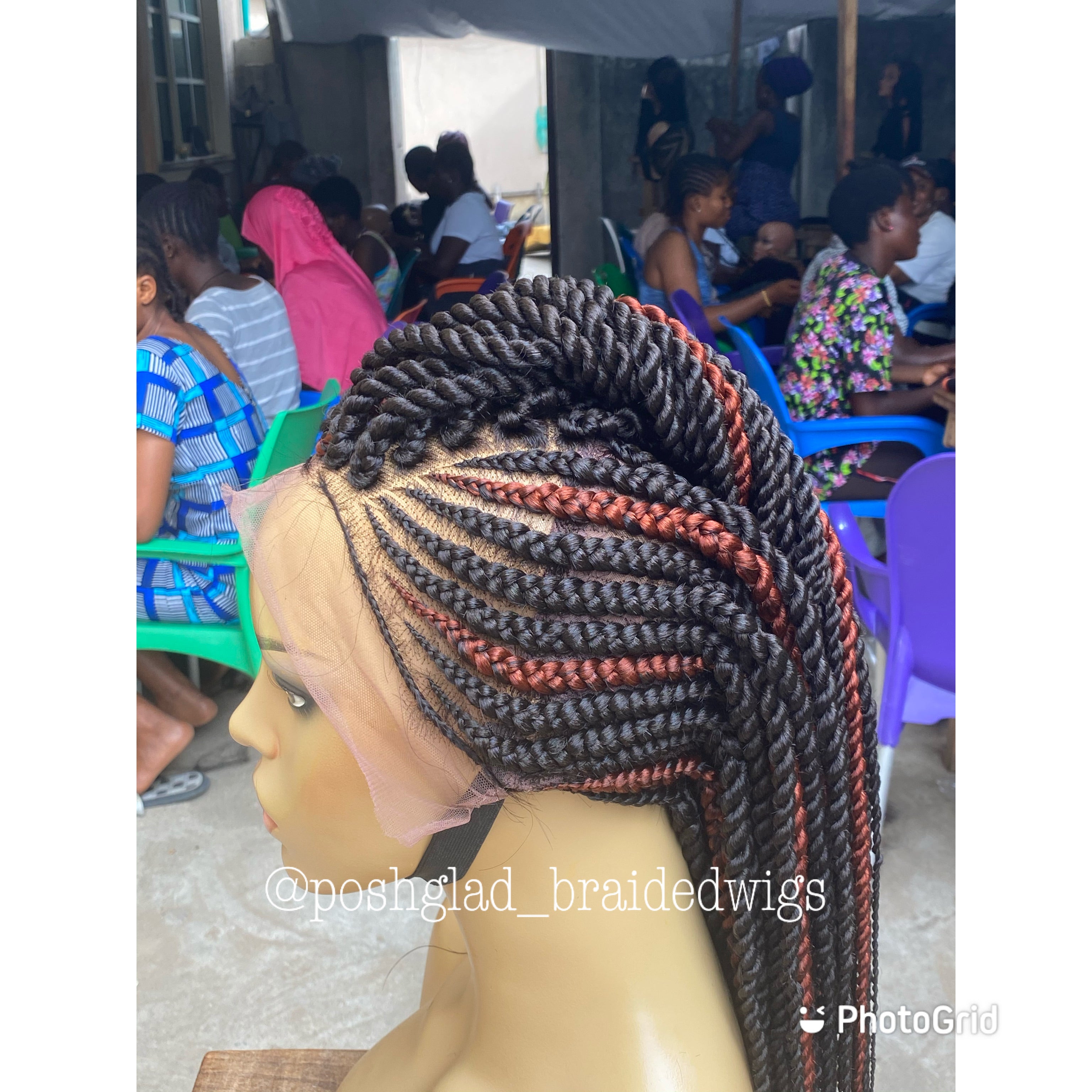 Cornrow Twist Braids - Tamaira Cornrow Twist Braids - Tamaira