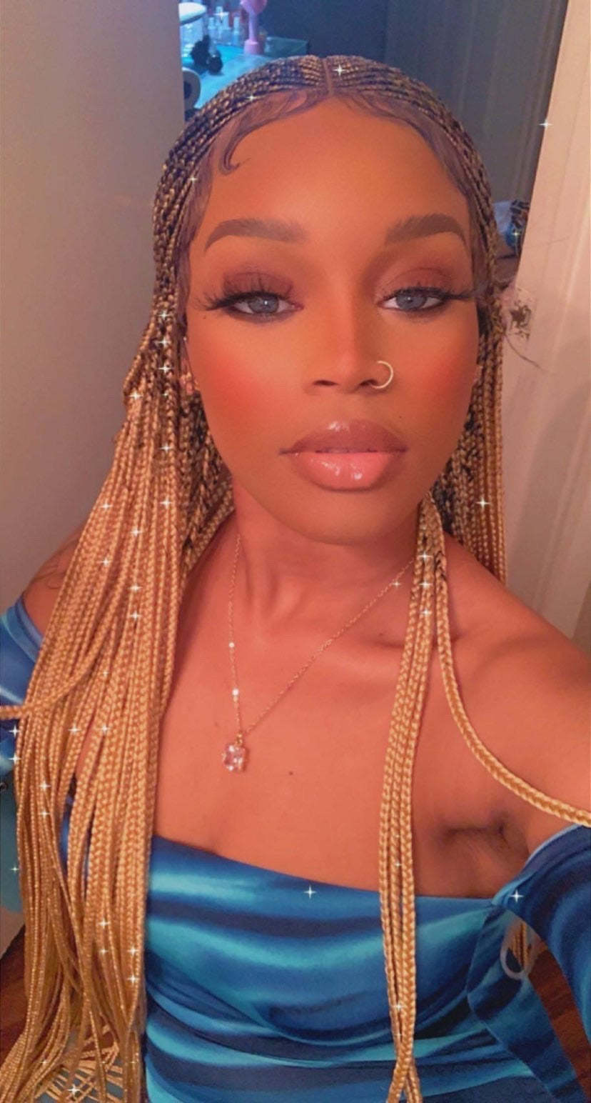 Cornrow Braid Wig - 13x6 Lace Frontal - Laraba Cornrow Braid Wig - 13x6 Lace Frontal - Laraba