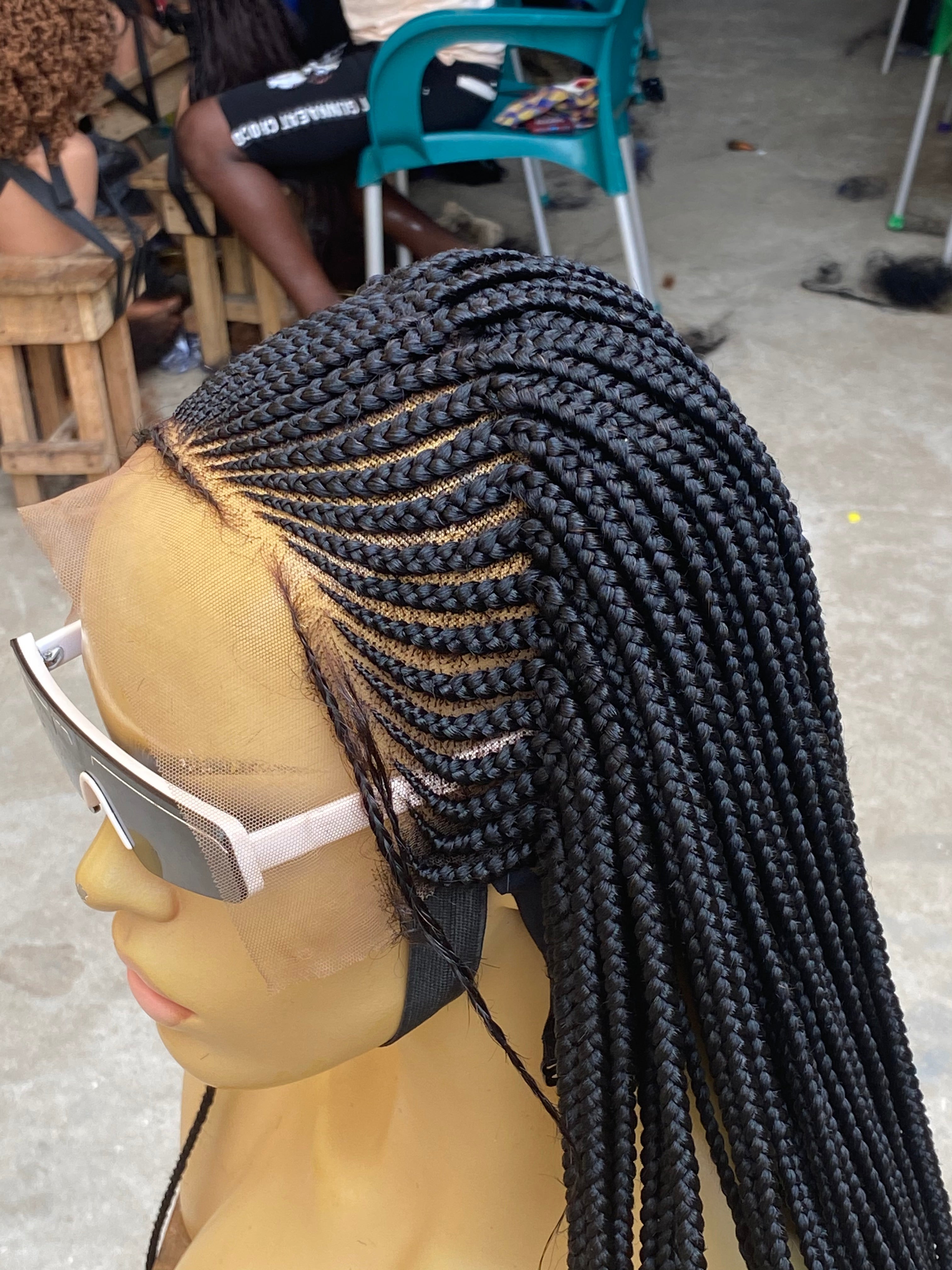 Cornrow Braid Wig - 13x6 Lace Frontal - Laraba Cornrow Braid Wig - 13x6 Lace Frontal - Laraba