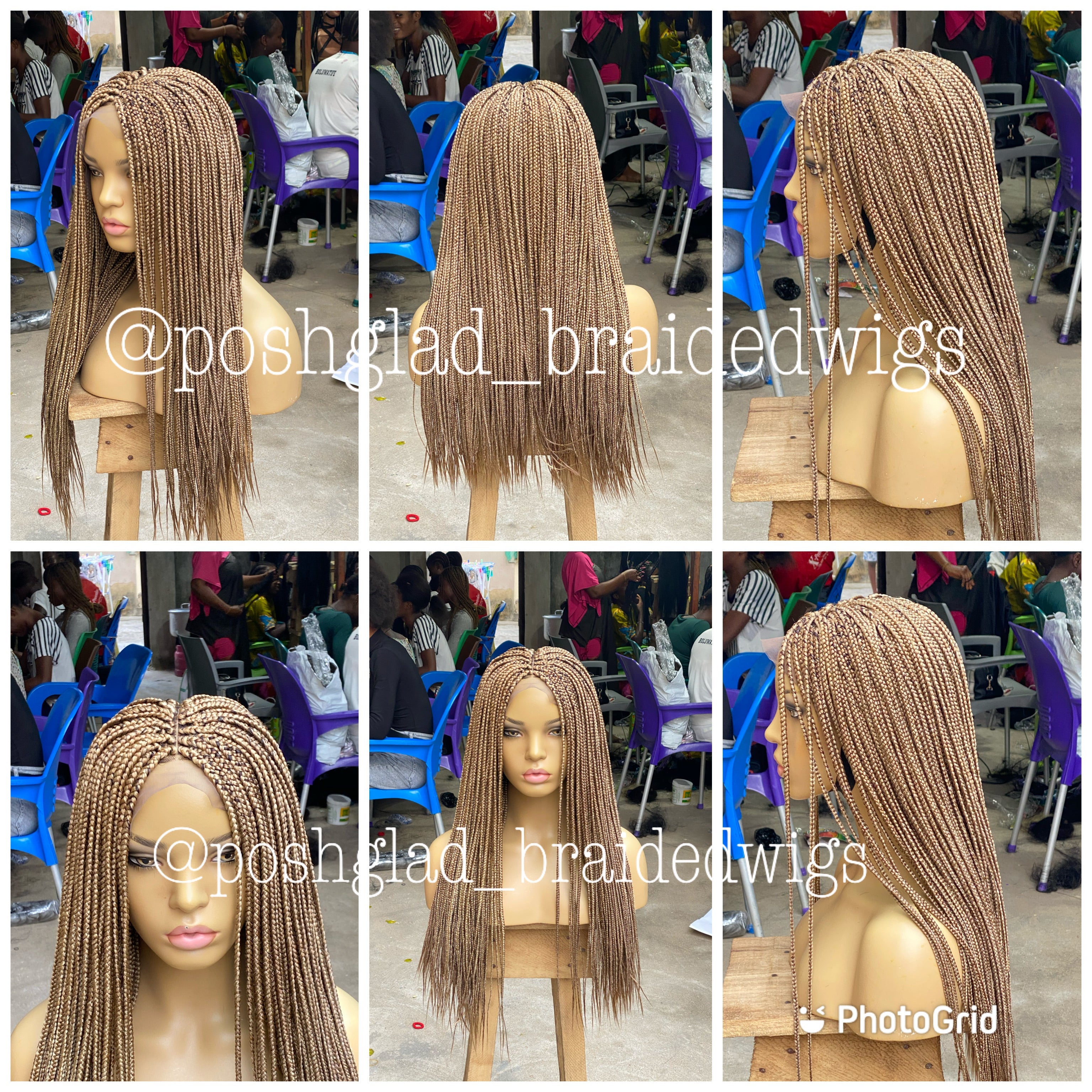 13 by 4 Frontal Box Braid Wig - Ife 13 by 4 Frontal Box Braid Wig - Ife