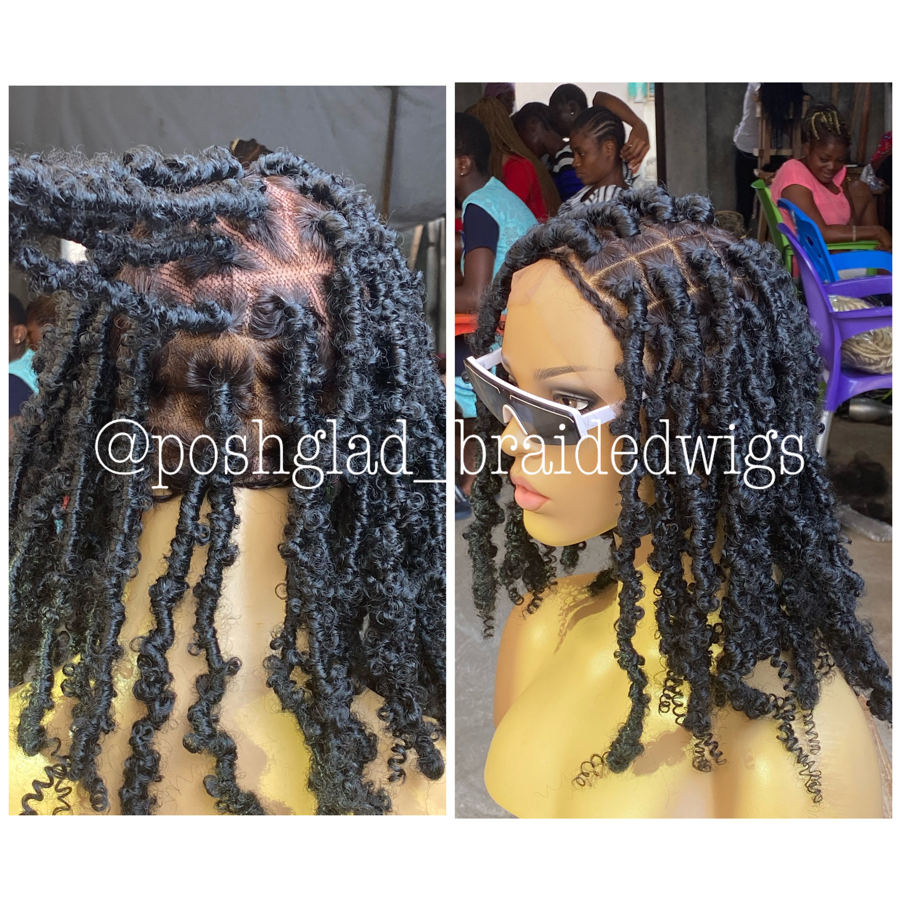 Short Butterfly Locs - Rebecca Short Butterfly Locs - Rebecca