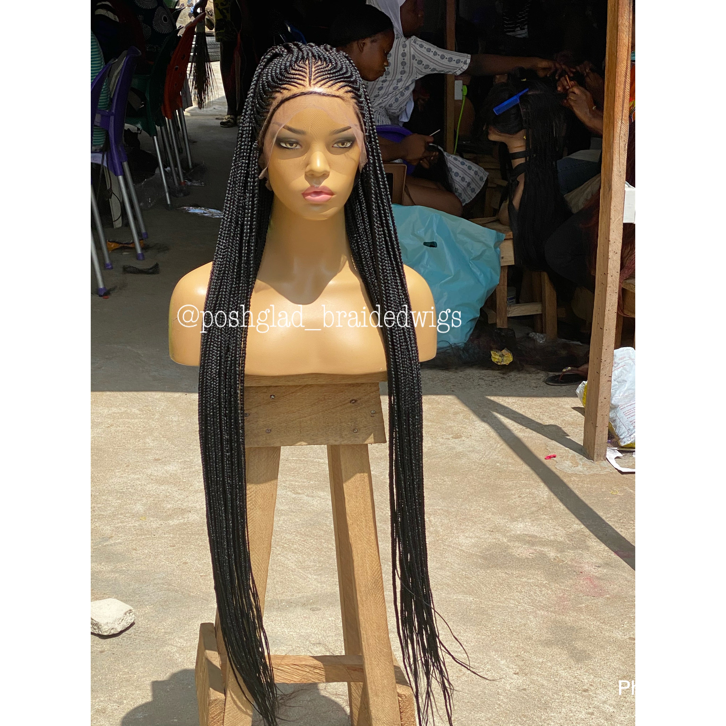 Cornrow Braid Wig Cornrow Braid Wig