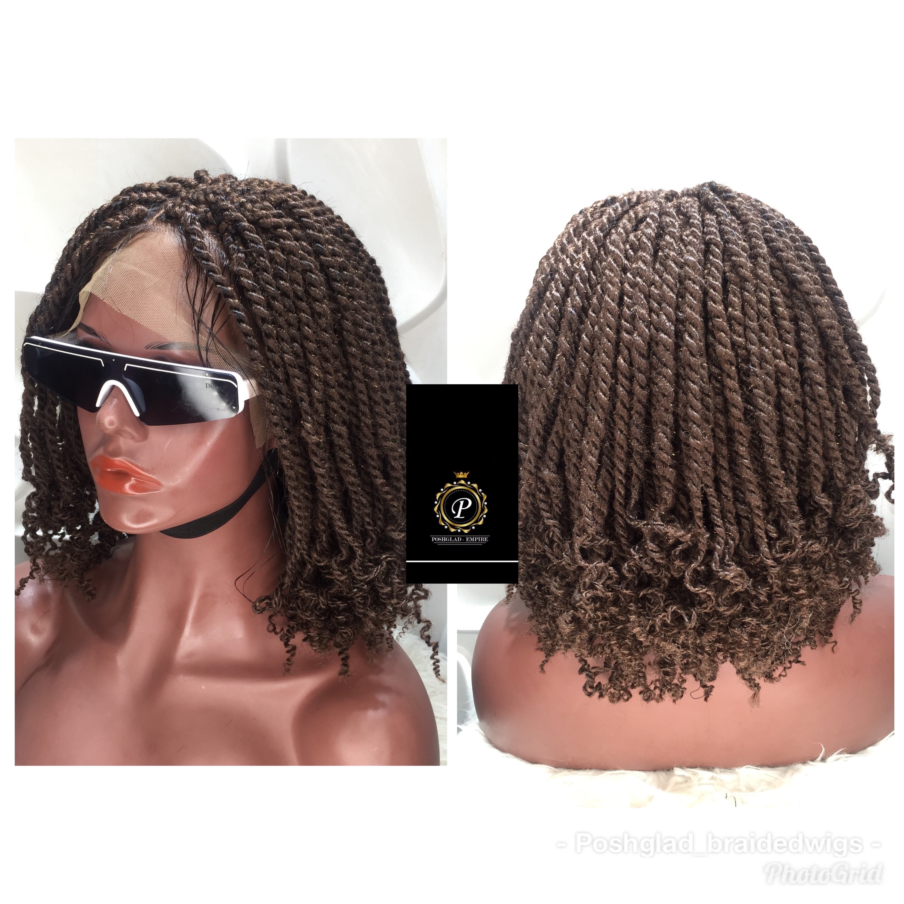 Kinky Twist Braided Wig (13 by 4 Frontal Lace) - Jorgia Kinky Twist Braided Wig (13 by 4 Frontal Lace) - Jorgia
