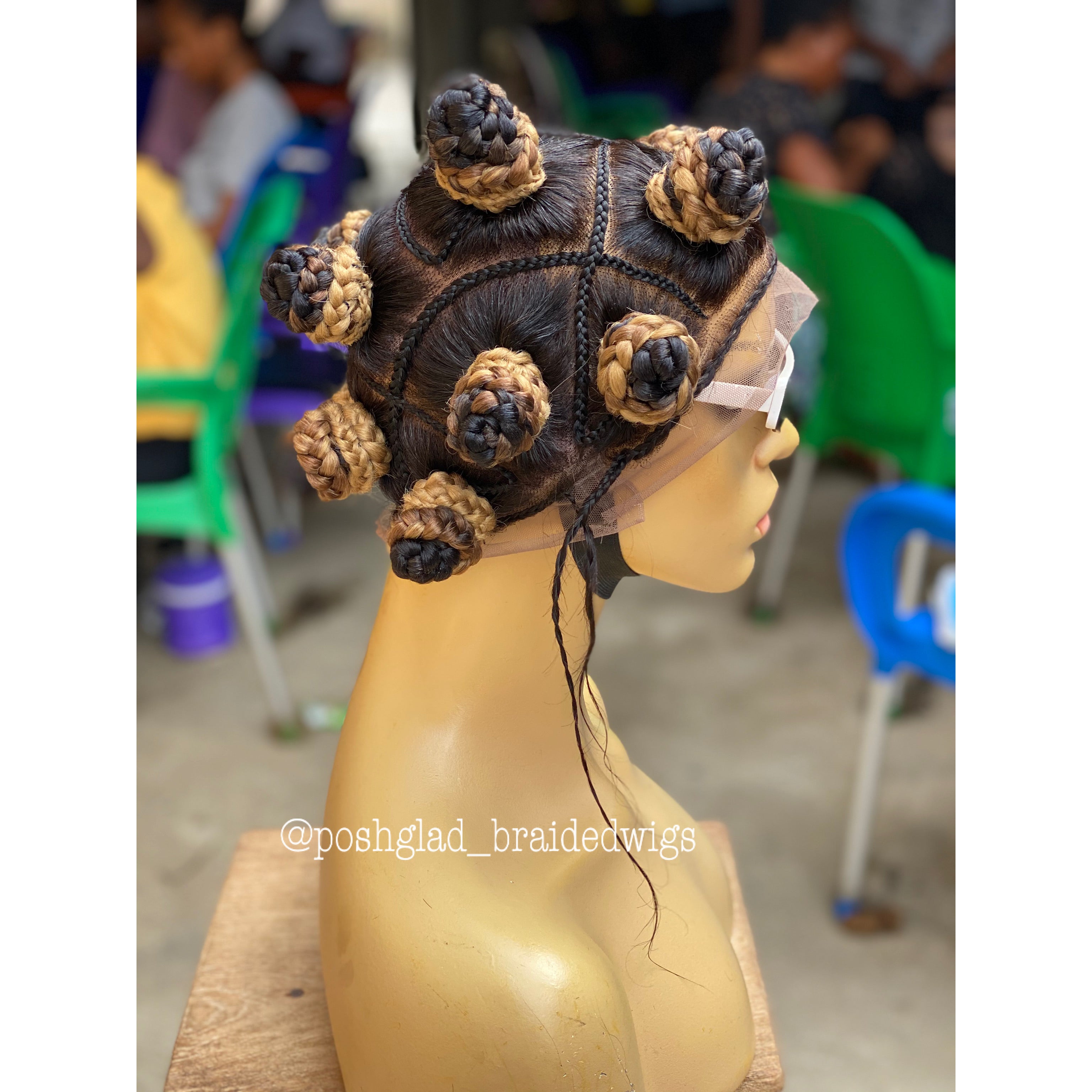 Bantu Knot Wig - Ombre Color - Adanna Bantu Knot Wig - Ombre Color - Adanna