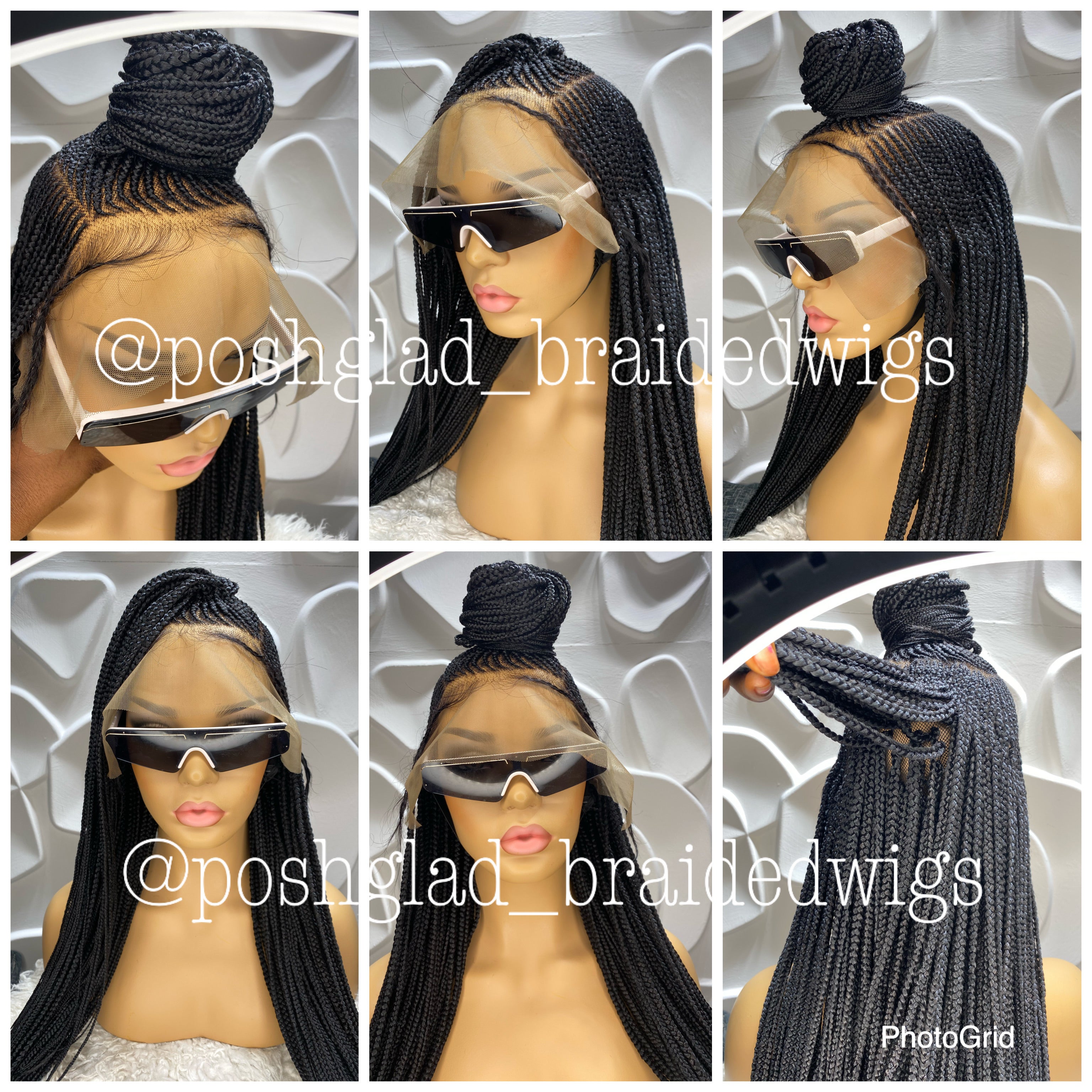 Cornrow Braid Wig (13x6 Lace Frontal) - Cele Cornrow Braid Wig (13x6 Lace Frontal) - Cele