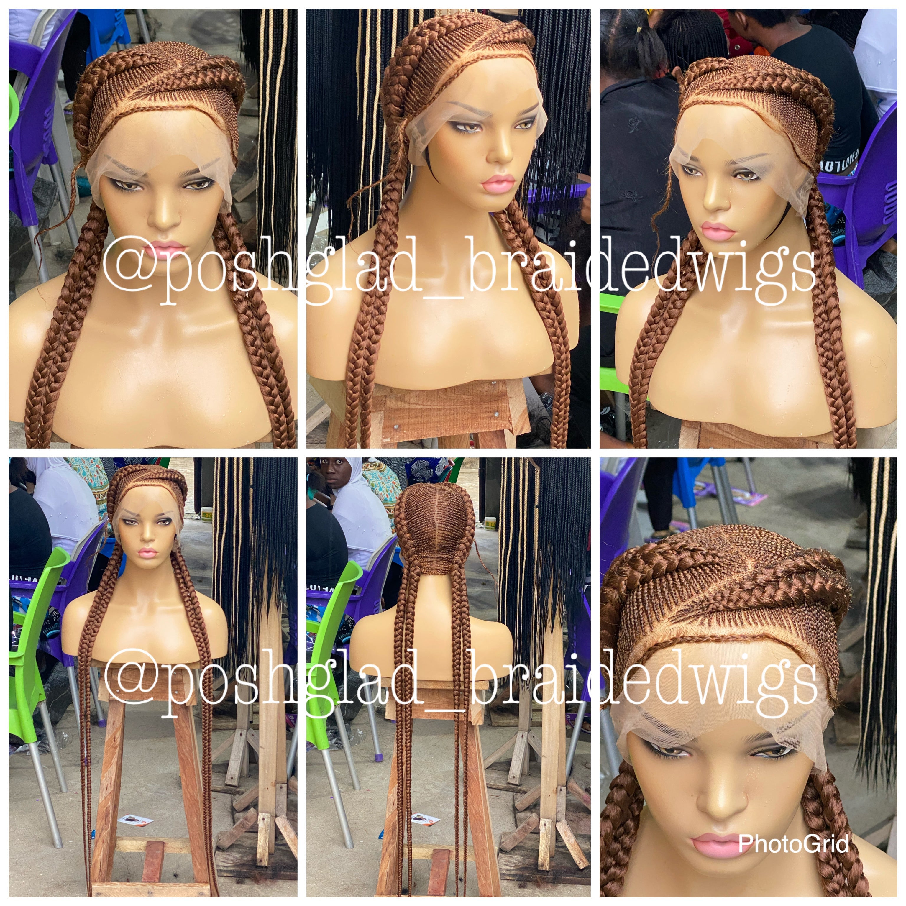 Cornrow Braid Wig - Color 30 Root - Imani Cornrow Braid Wig - Color 30 Root - Imani