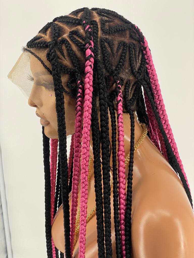 Cornrow - Miss Pink - Ready to ship Cornrow - Miss Pink - Ready to ship