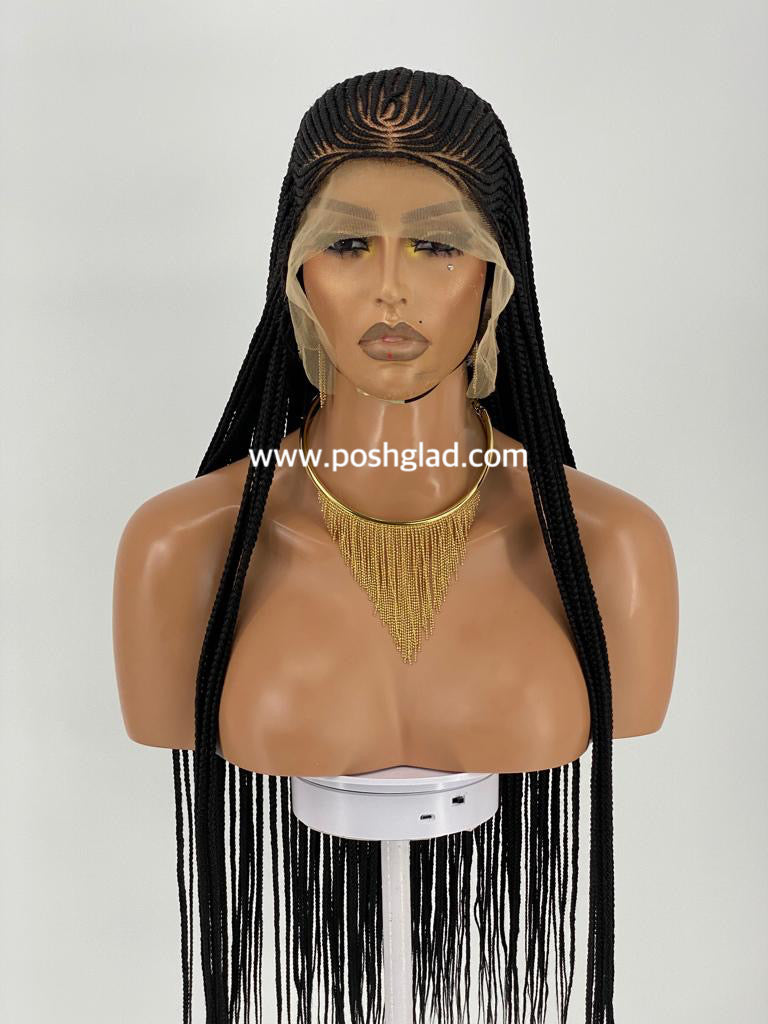 Cornrow Braid Wig (Ready to ship) - Kora Cornrow Braid Wig (Ready to ship) - Kora