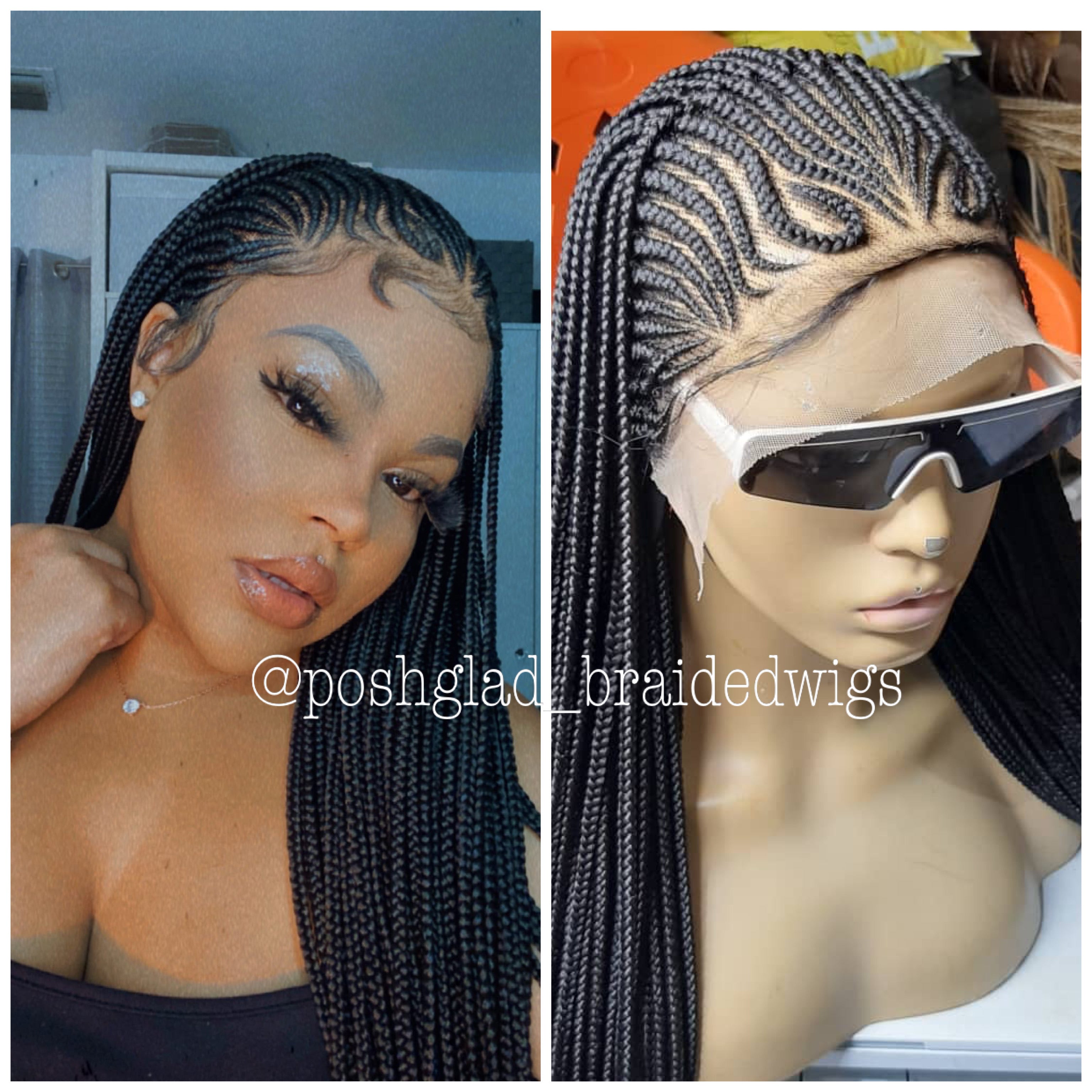 Wig Fab Cornrow 13 by 4 Ready to ship Wig Fab Cornrow 13 by 4 Ready to ship
