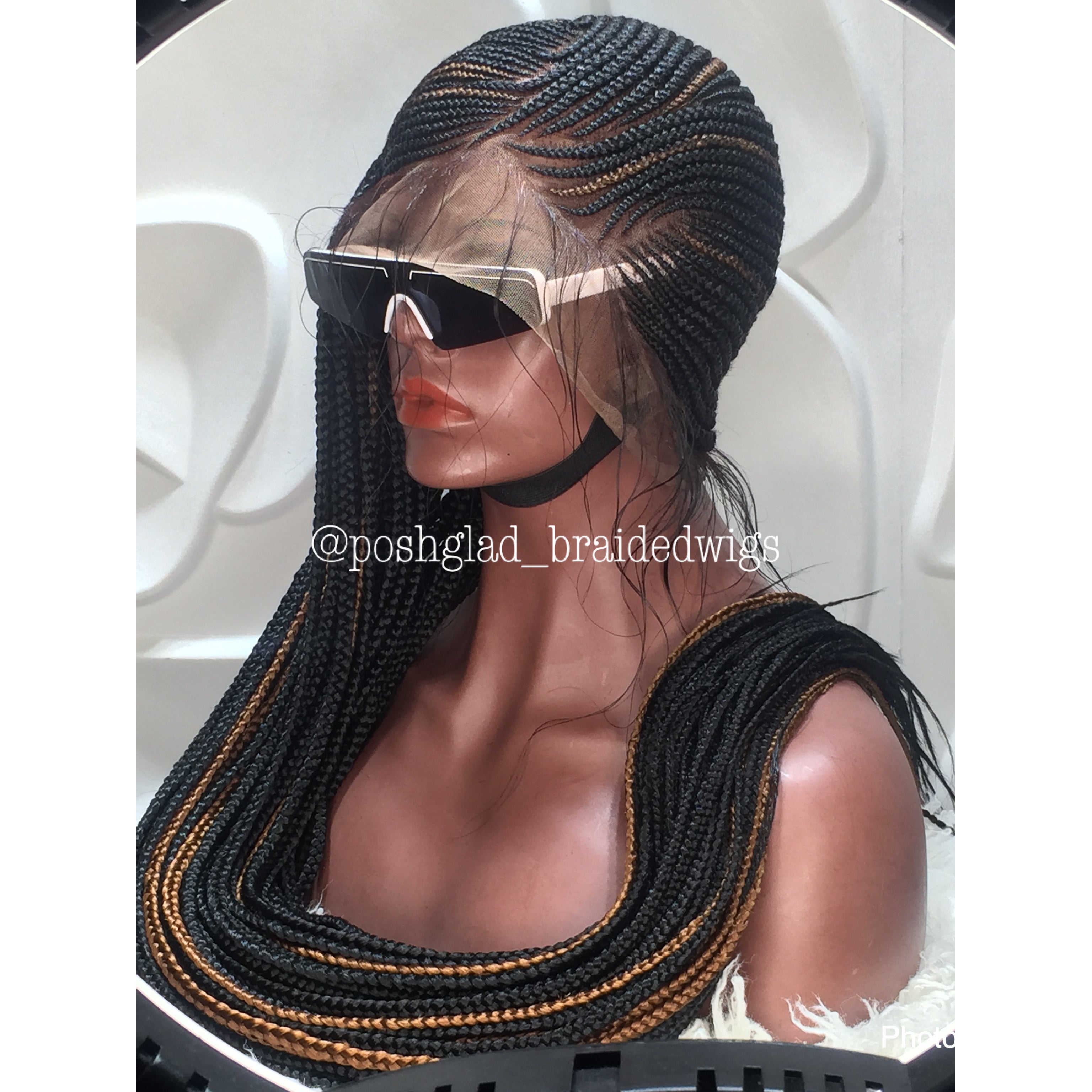 Cornrow Braid Wig - Full Lace - Abiona Lemonade Cornrow Braid Wig - Full Lace - Abiona Lemonade