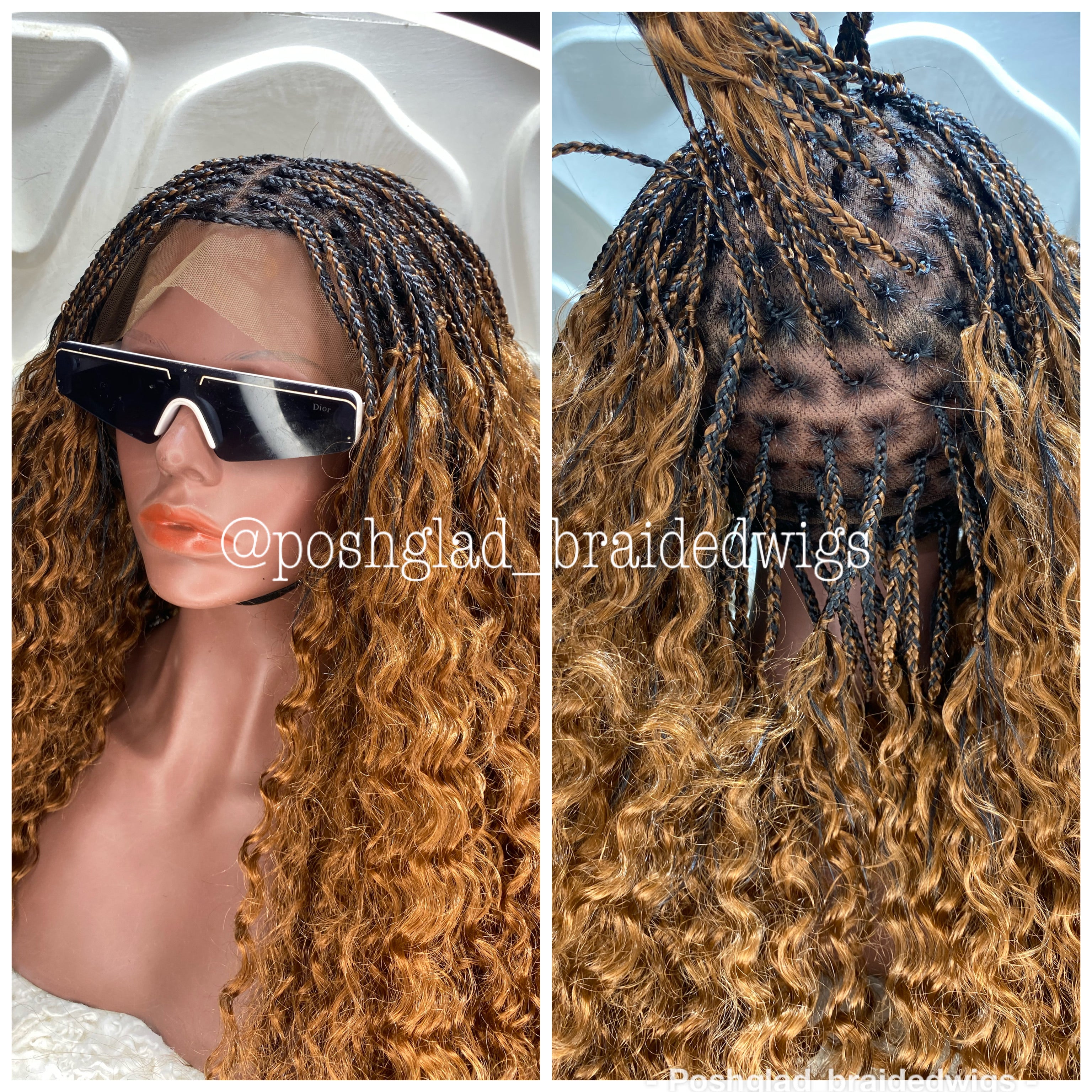 Knotless Braid Wig - Curly Braid - Chrissie Knotless Braid Wig - Curly Braid - Chrissie