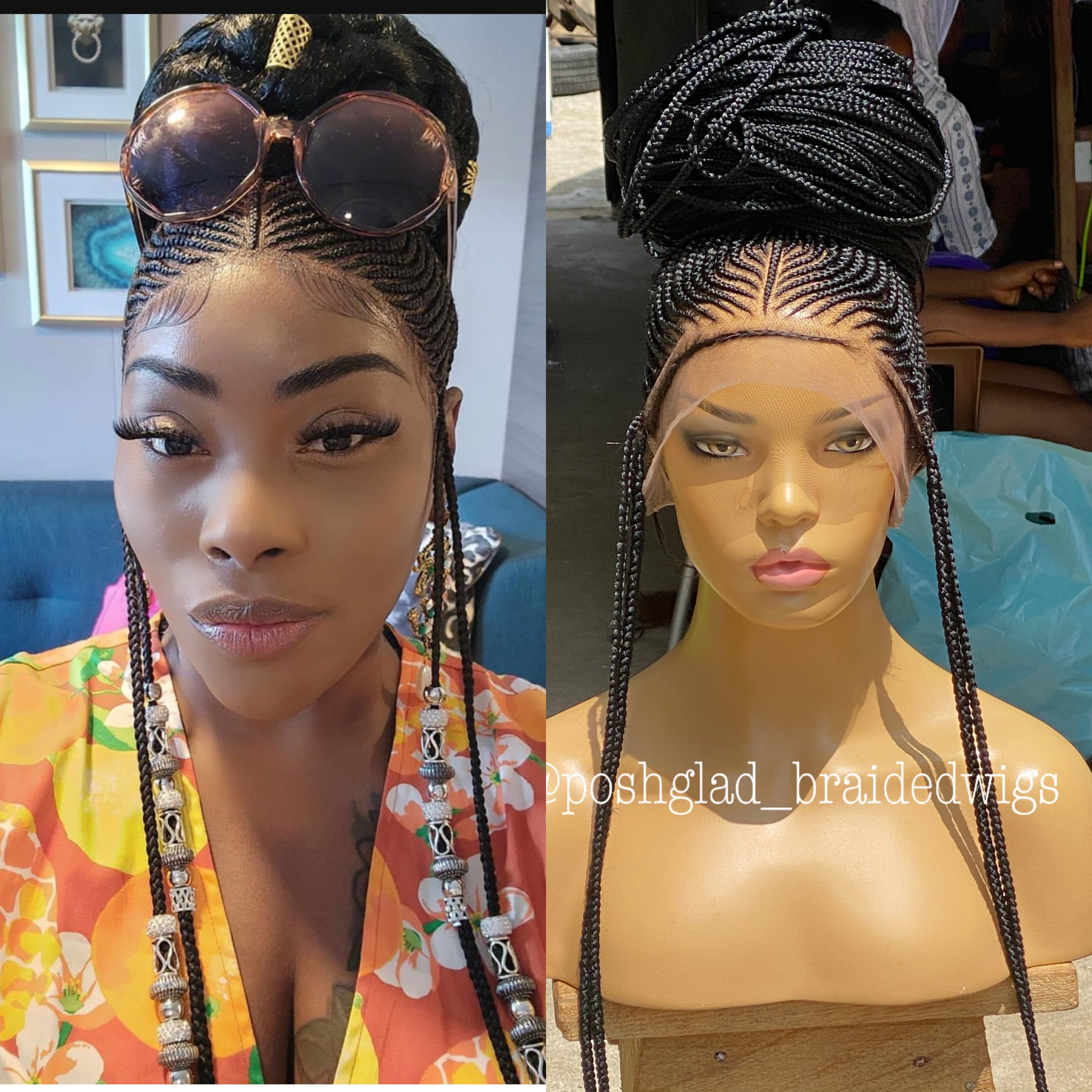 Cornrow Braid Wig Cornrow Braid Wig