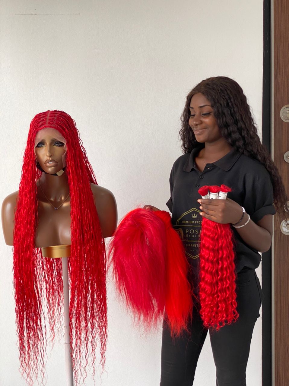 Bohemian Knotless - TARA RED (100% Human Hair) Bohemian Knotless - TARA RED (100% Human Hair)