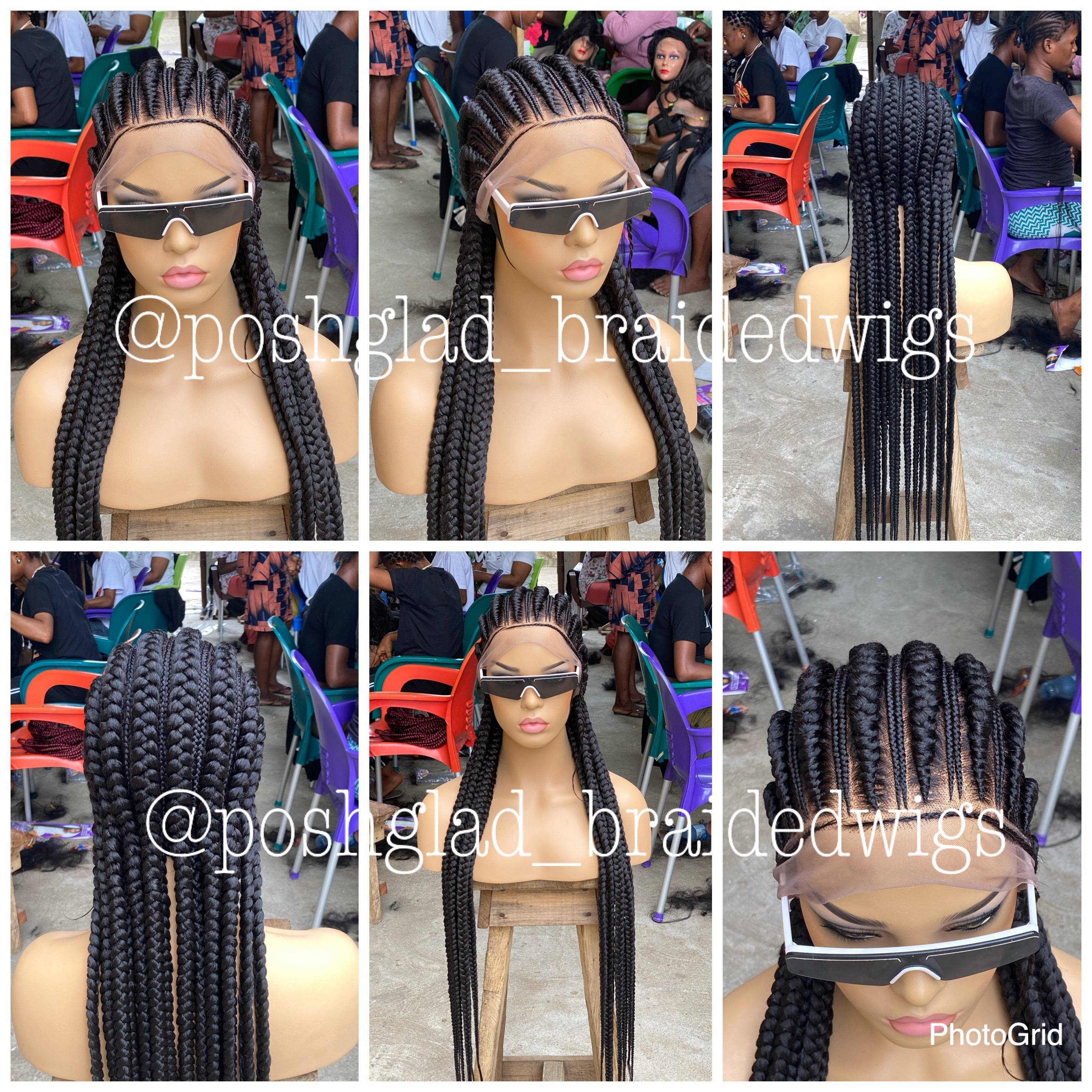 Feed-In Braid Cornrow Wig - Altou Feed-In Braid Cornrow Wig - Altou