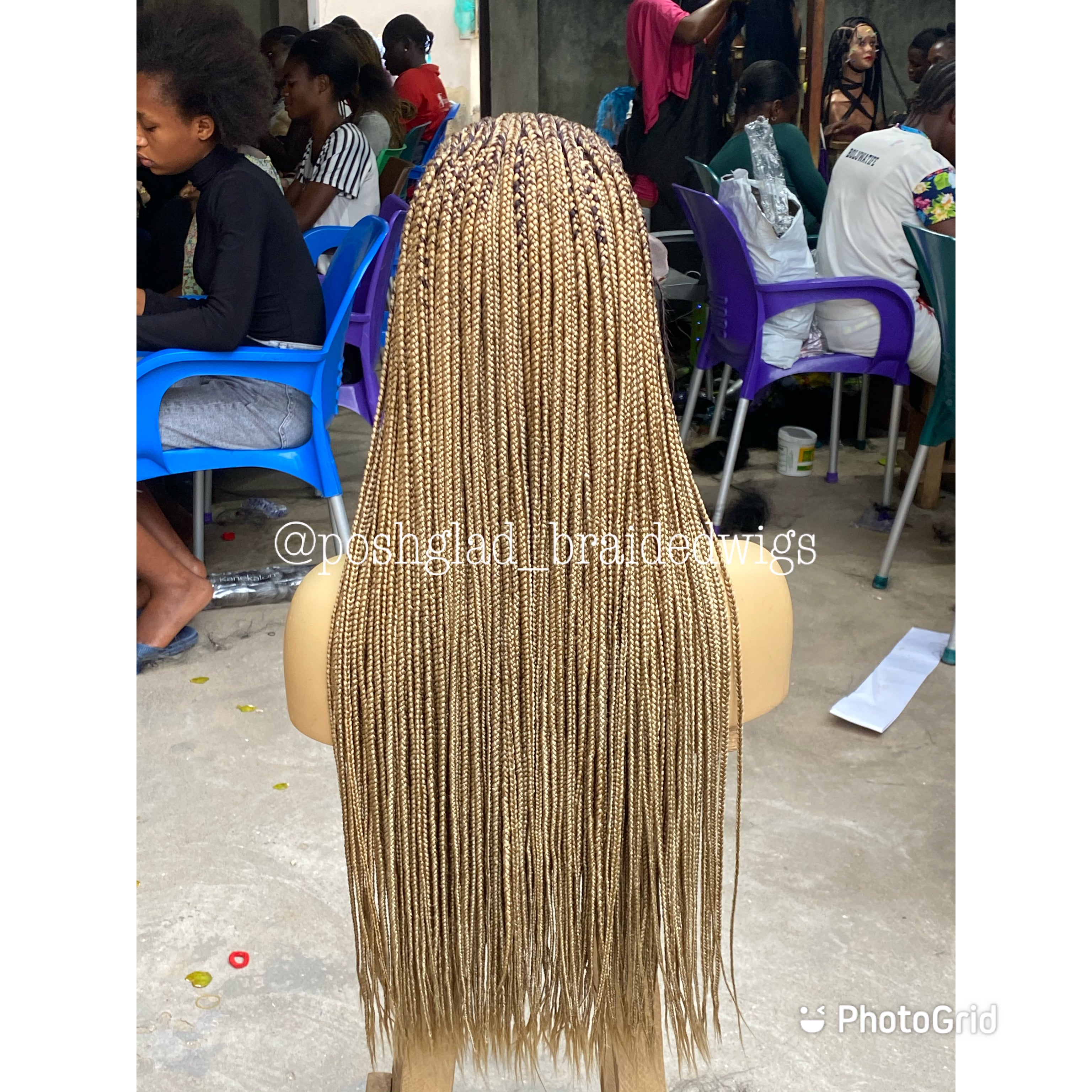 Cornrow Braid Wig - 13x6 Lace Frontal - Bolade Cornrow Braid Wig - 13x6 Lace Frontal - Bolade