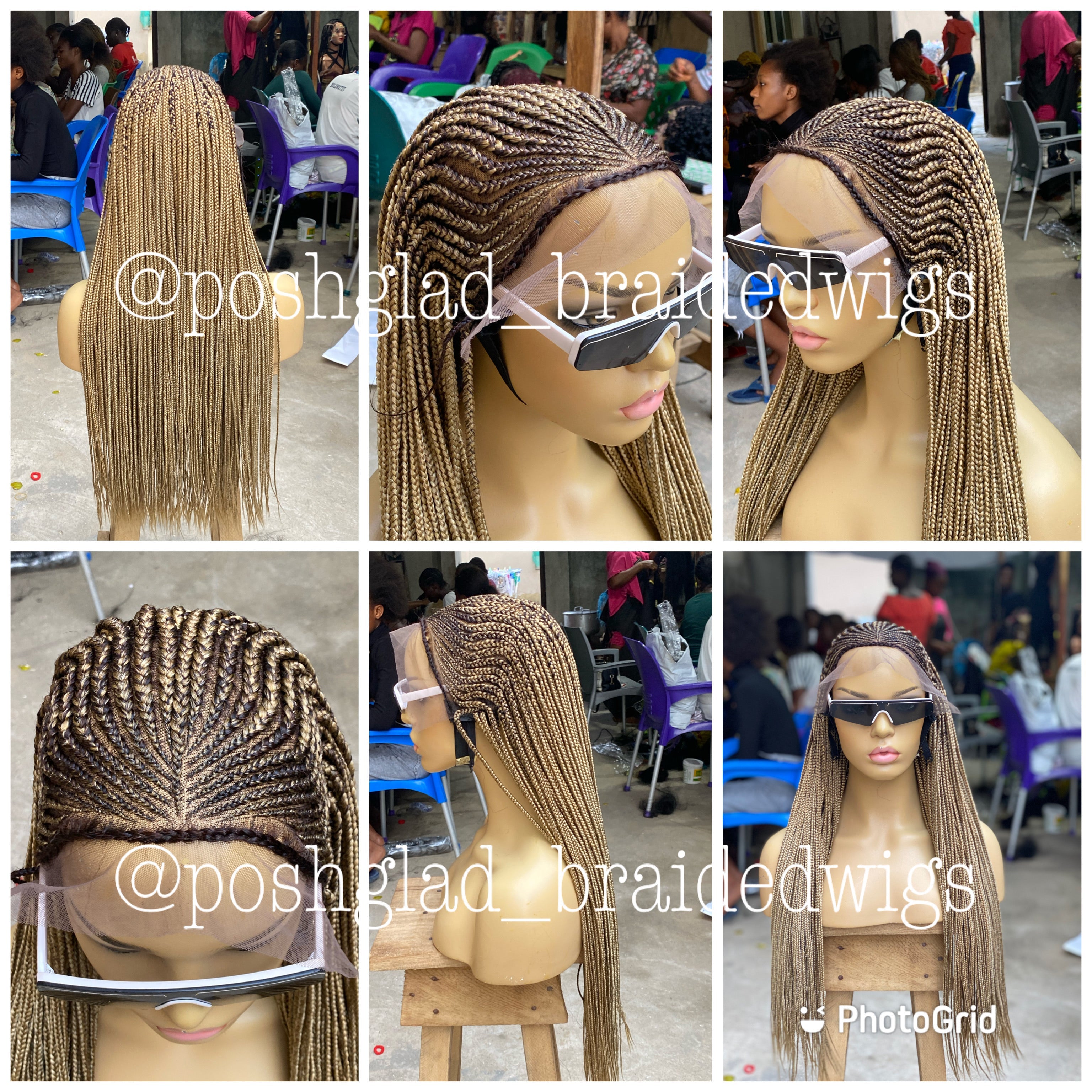 Cornrow Braid Wig - 13x6 Lace Frontal - Bolade Cornrow Braid Wig - 13x6 Lace Frontal - Bolade