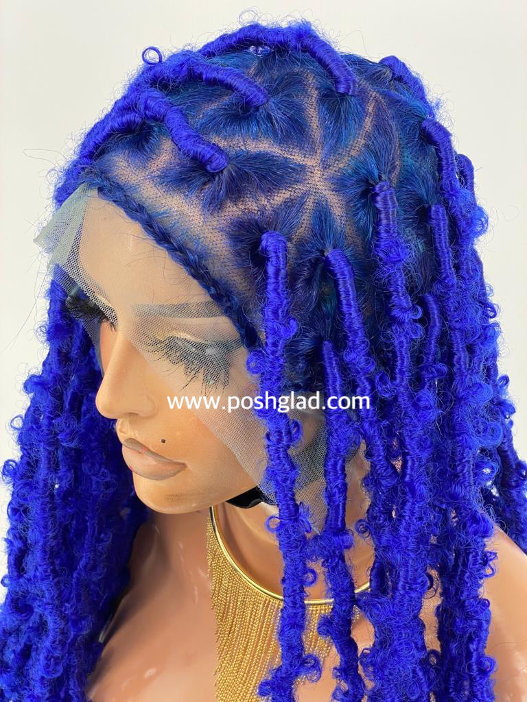 Distressed Butterfly Faux Locs Wig - Tessy Distressed Butterfly Faux Locs Wig - Tessy
