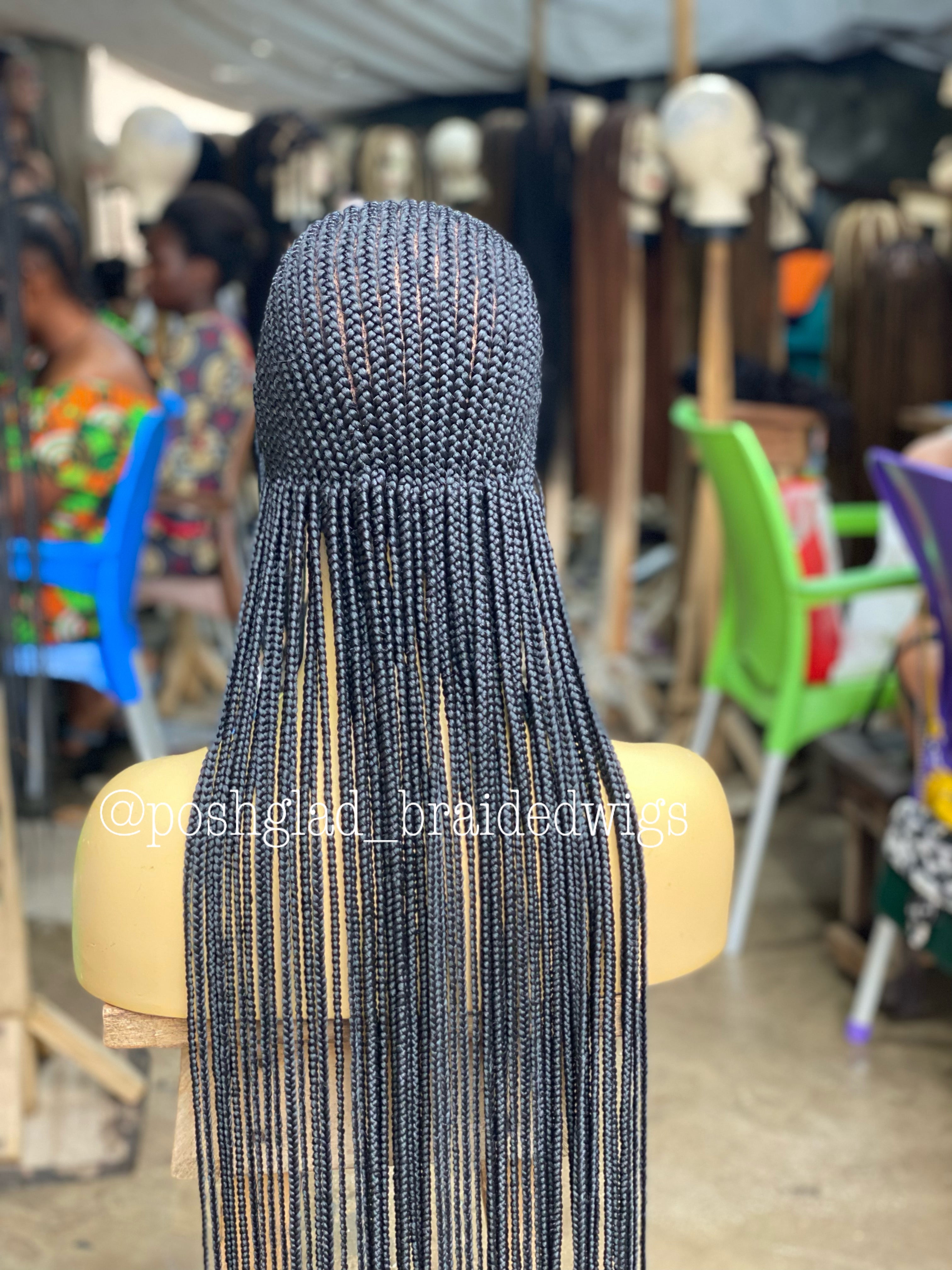 Cornrow Braid Wig (Ready to Ship) - Aisha Cornrow Braid Wig (Ready to Ship) - Aisha
