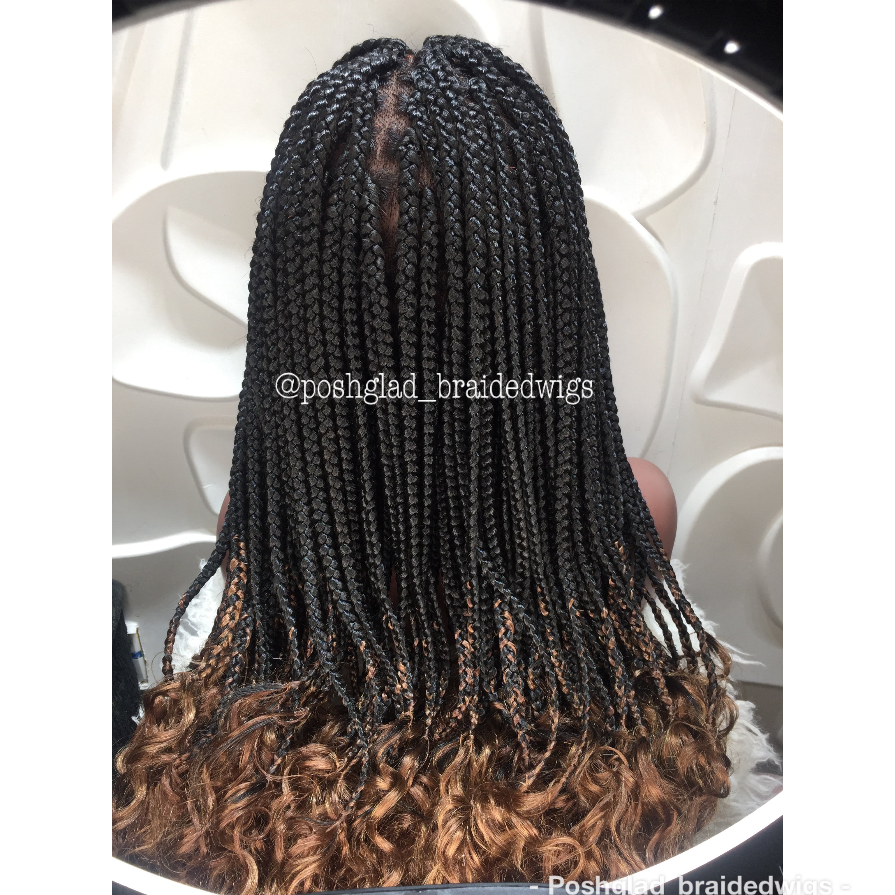 Goddess Box Braid Wig With Curly Tips - Lorensa Goddess Box Braid Wig With Curly Tips - Lorensa