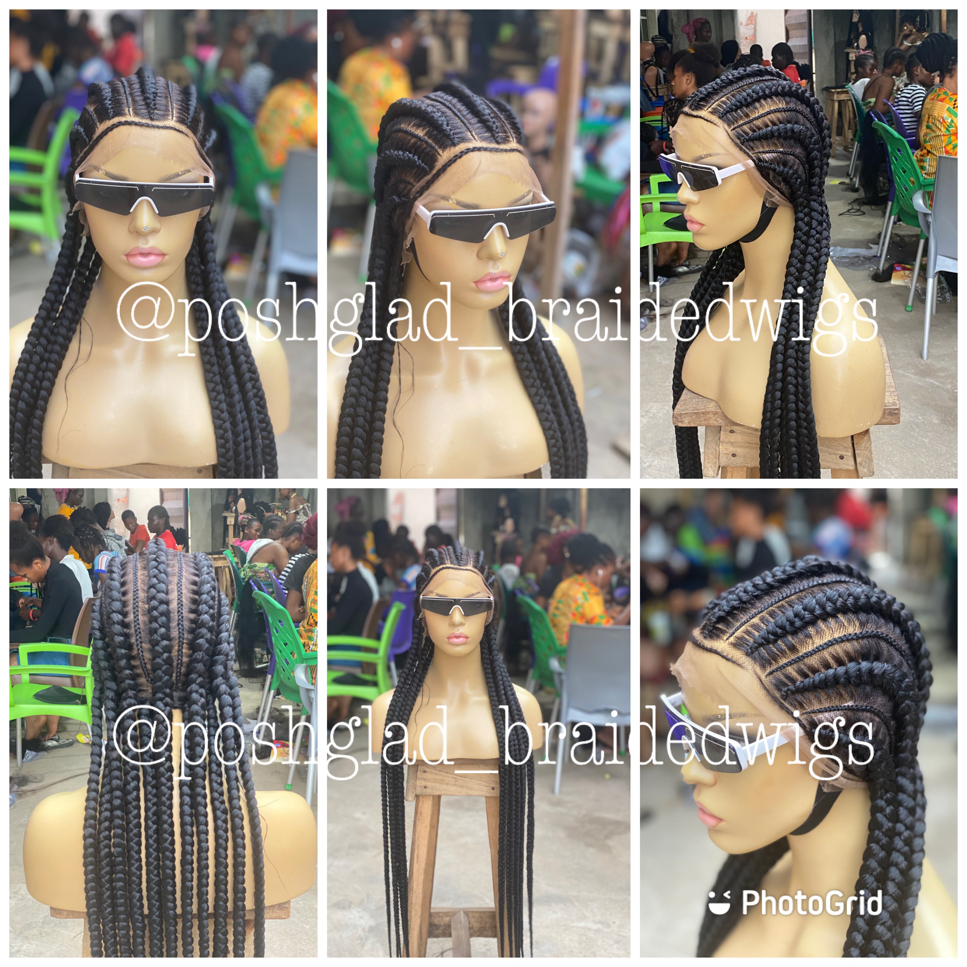 Feed In Braids To The Back - Amalia Feed In Braids To The Back - Amalia