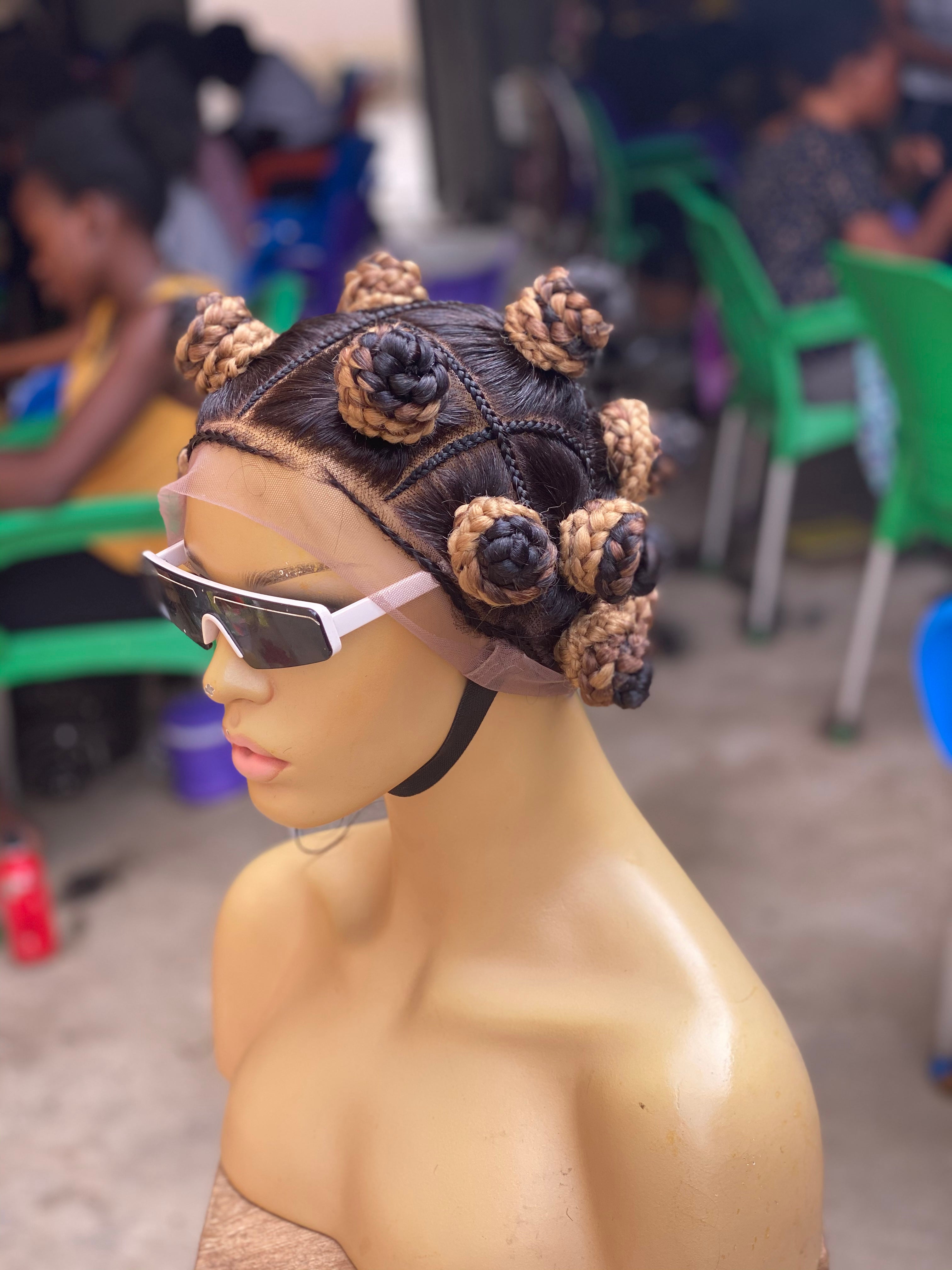 Bantu Knot Wig - Ombre Color - Adanna Bantu Knot Wig - Ombre Color - Adanna