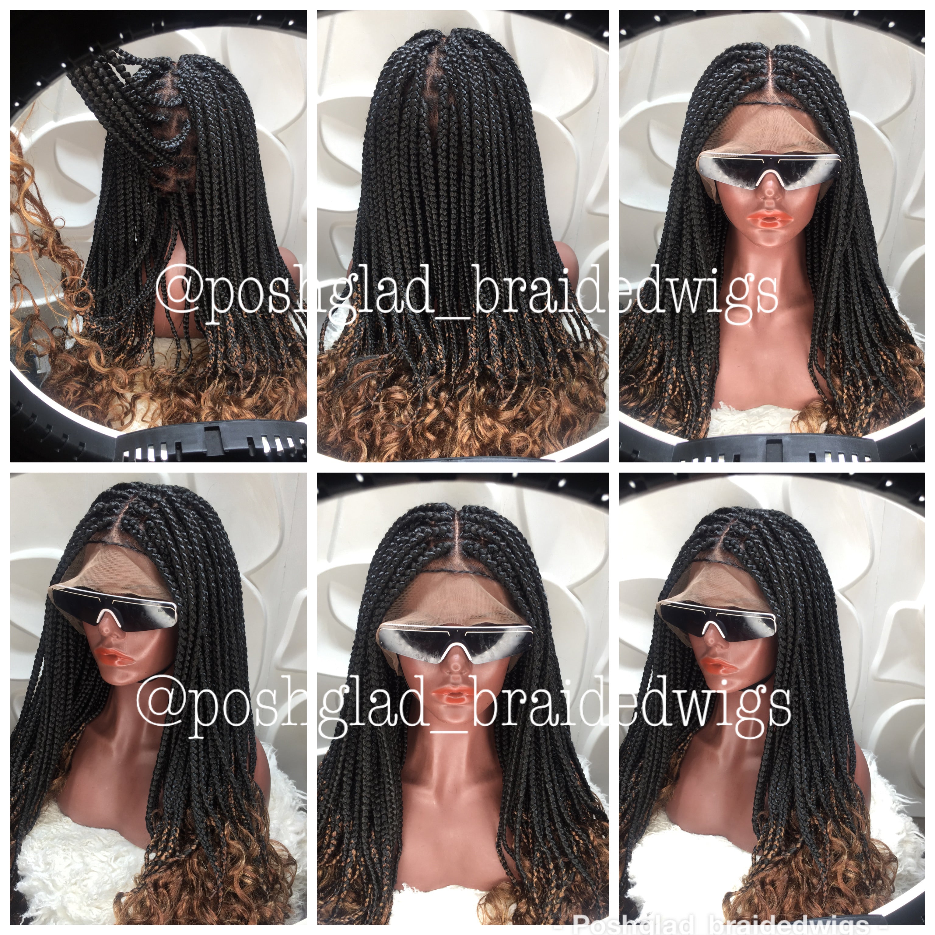 Goddess Box Braid Wig With Curly Tips - Lorensa Goddess Box Braid Wig With Curly Tips - Lorensa