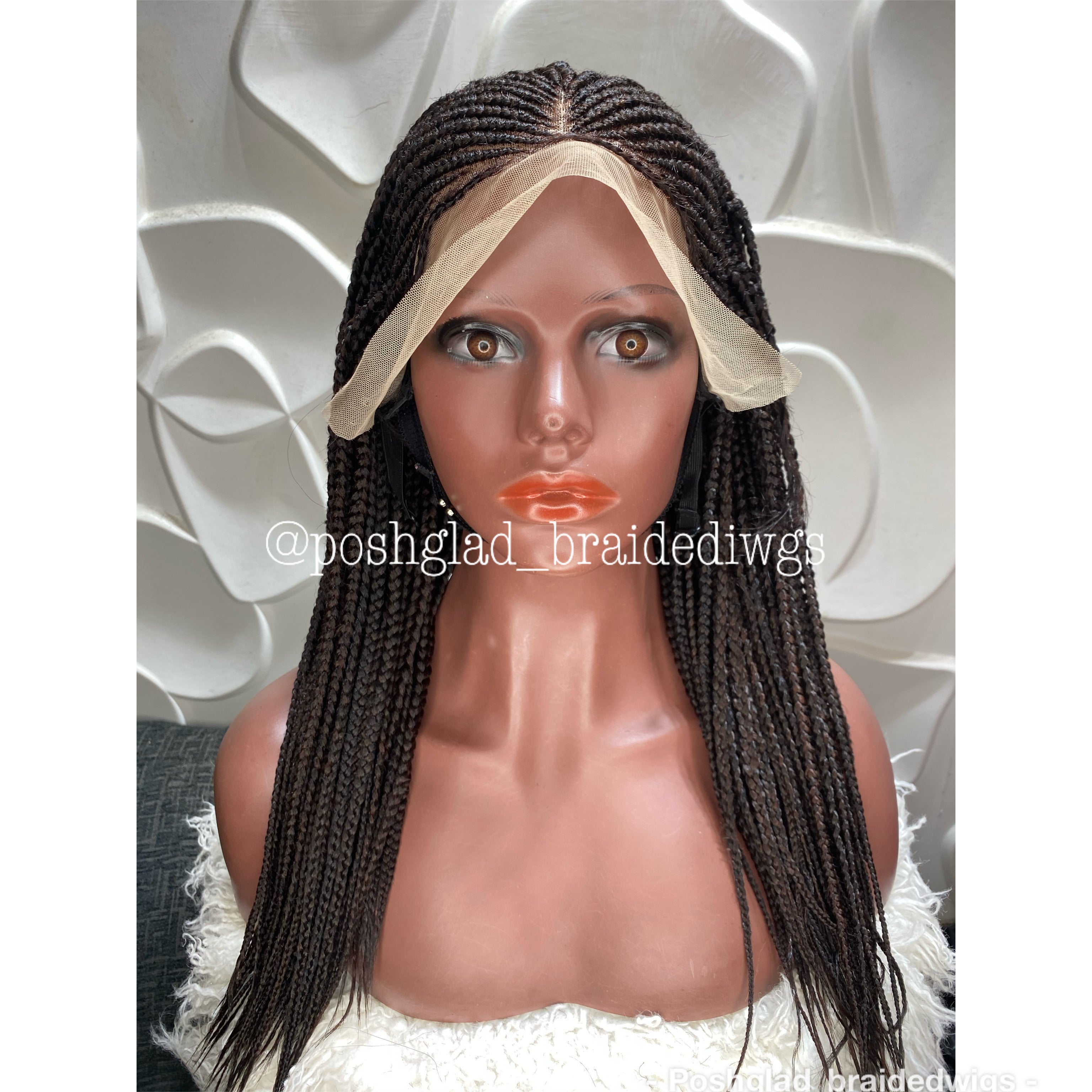 Cornrow Braid Wig - 13x4 Lace Frontal - Edina Cornrow Braid Wig - 13x4 Lace Frontal - Edina