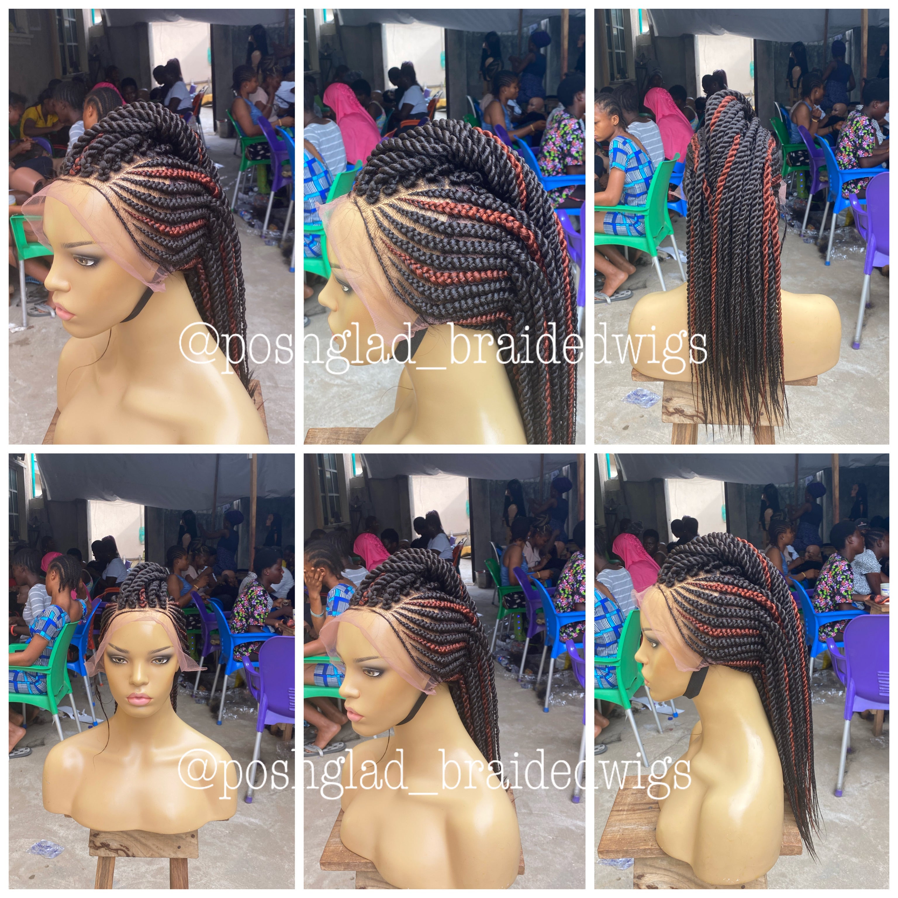 Cornrow Twist Braids - Tamaira Cornrow Twist Braids - Tamaira