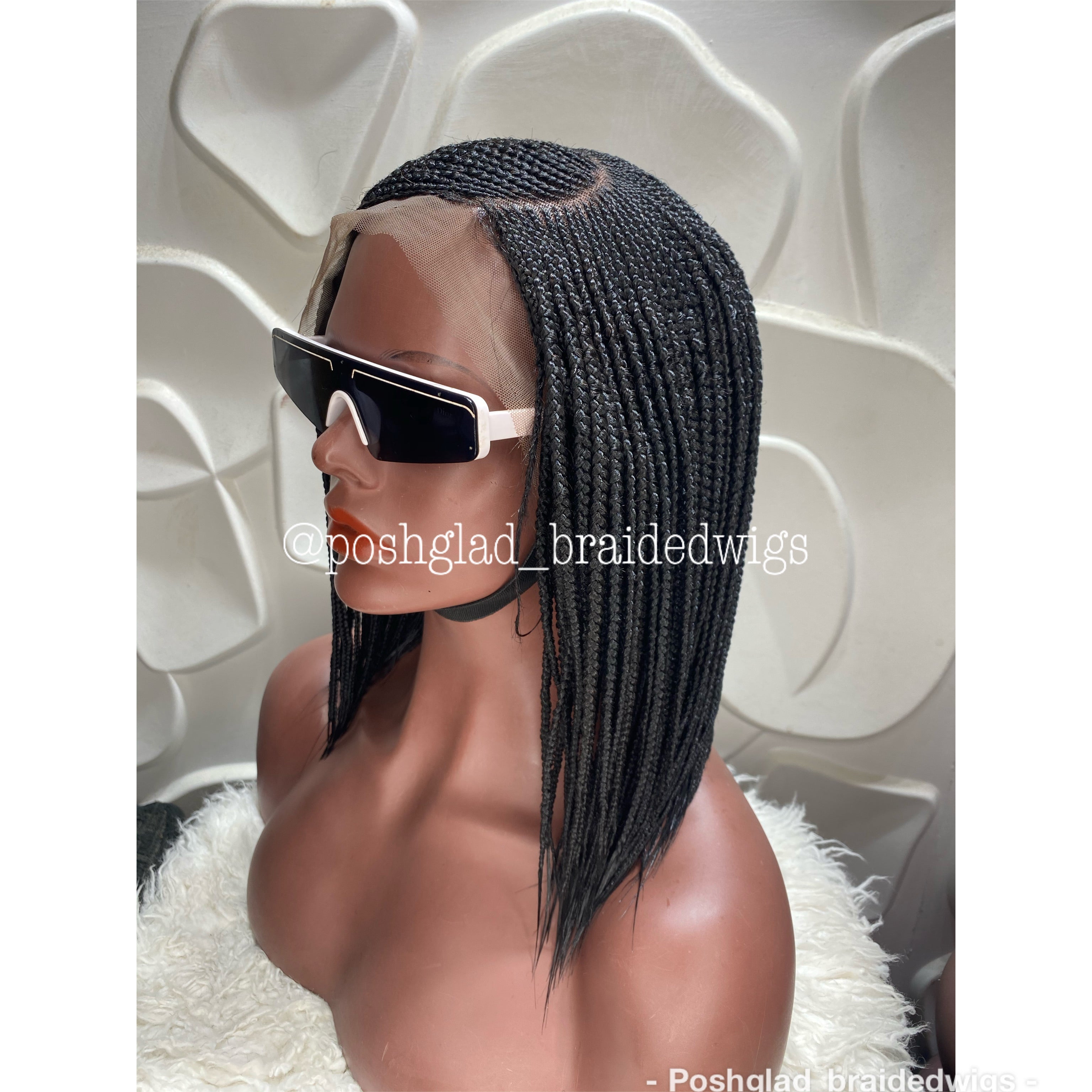 Cornrow Braid Wig (13x4 Lace Frontal) - C cut Cornrow Braid Wig (13x4 Lace Frontal) - C cut