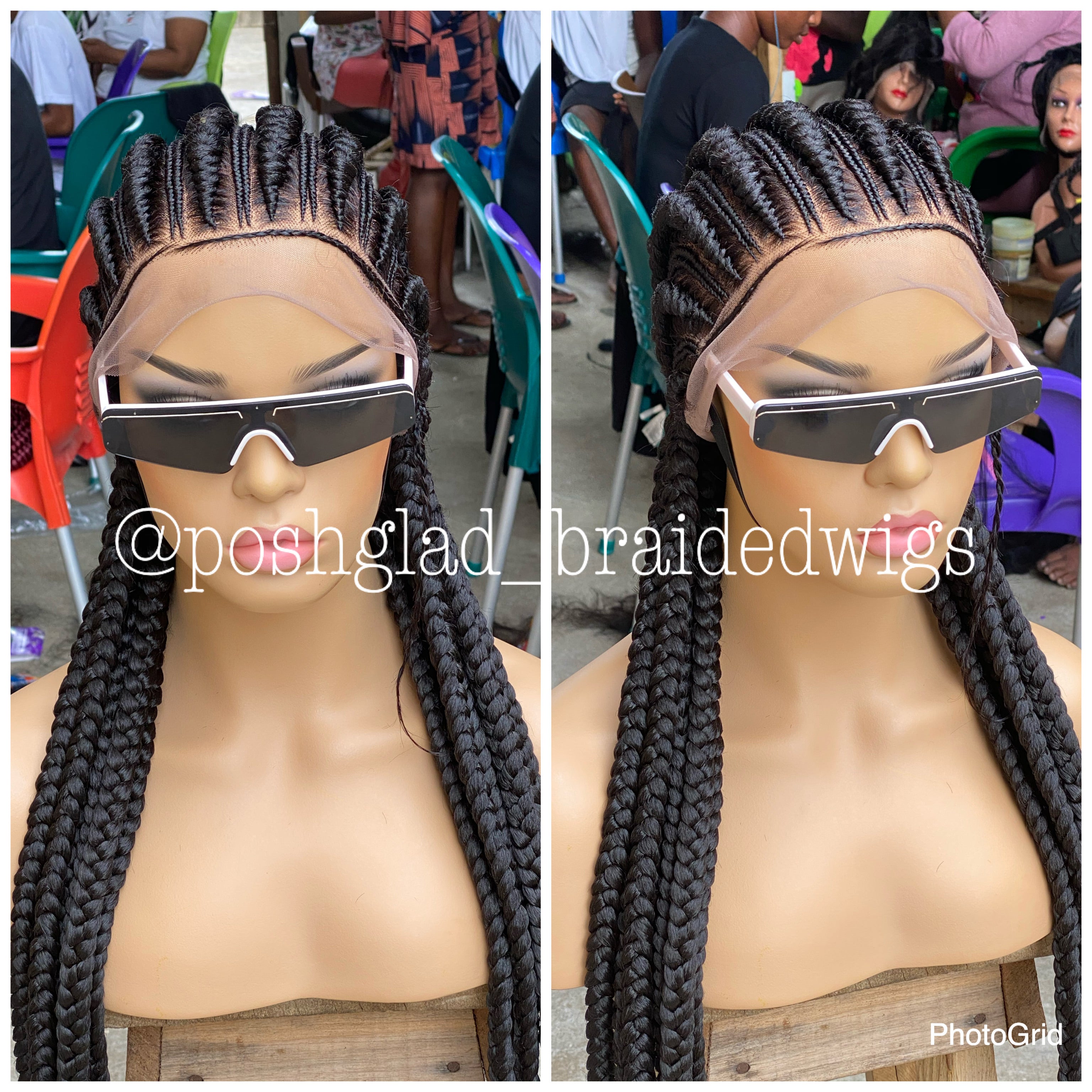 Feed-In Braid Cornrow Wig - Altou Feed-In Braid Cornrow Wig - Altou