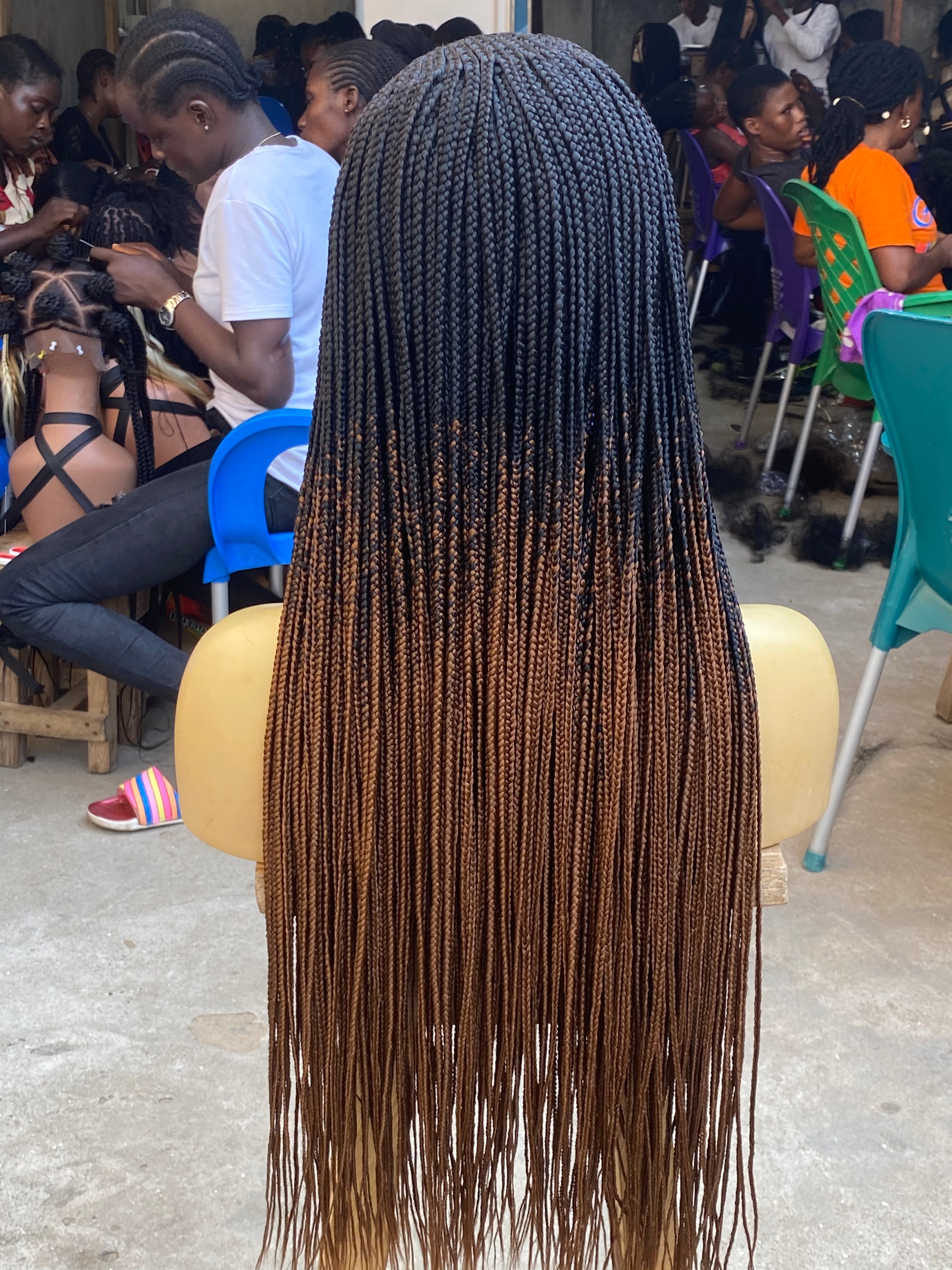 Cornrow Braid Wig (13x4 Lace Frontal) - C cut Cornrow Braid Wig (13x4 Lace Frontal) - C cut