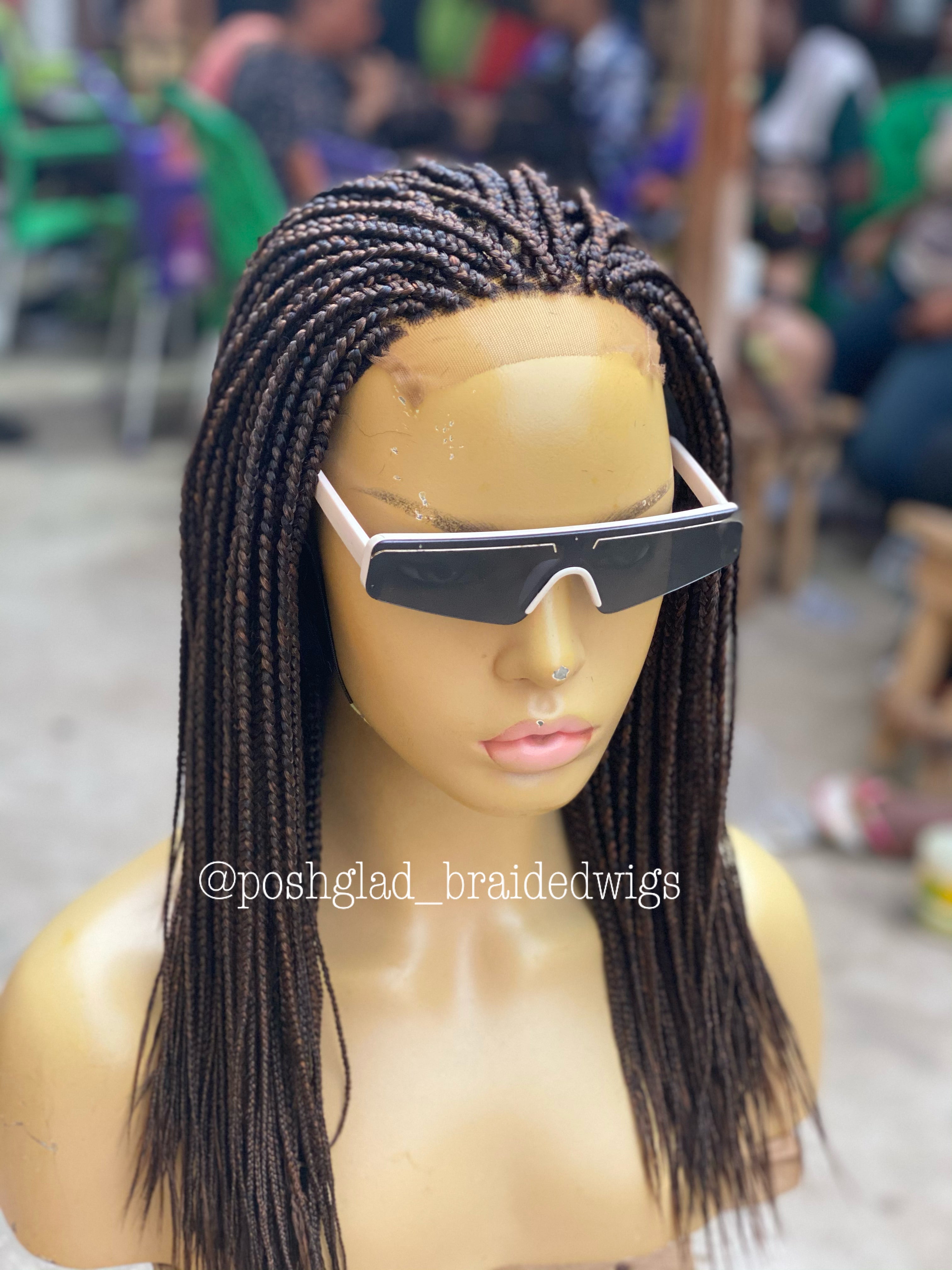 Closure Box Braid Wig - Ifeyinwa Closure Box Braid Wig - Ifeyinwa