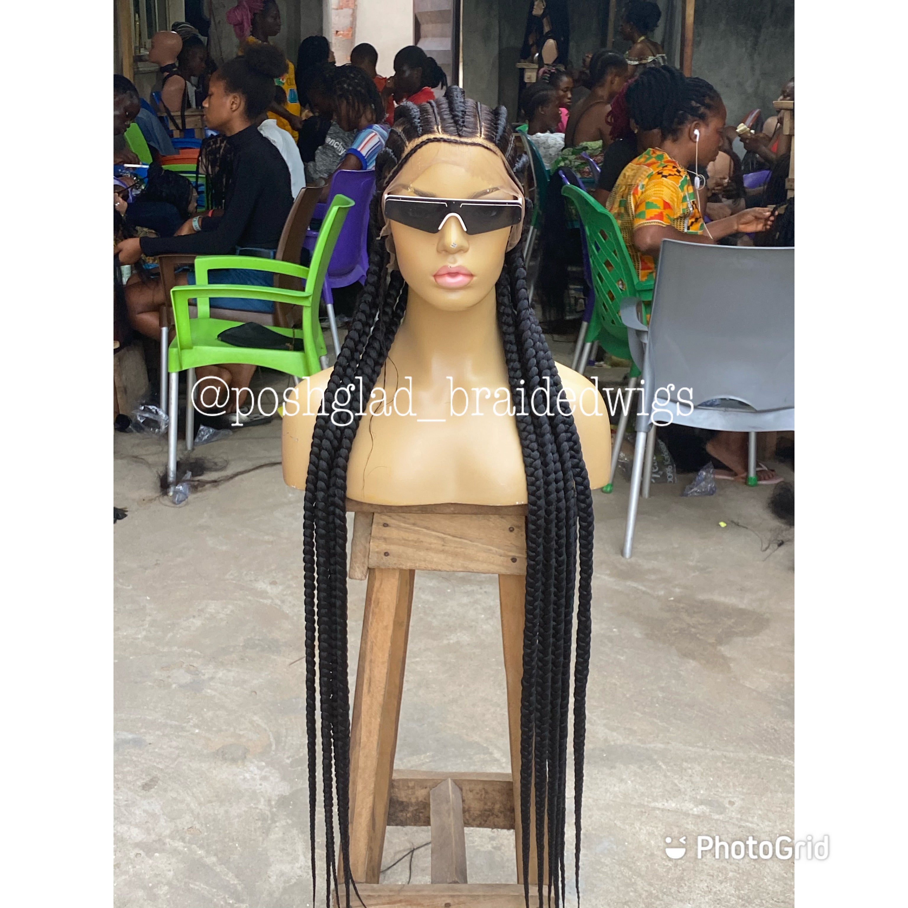 Feed In Braids To The Back - Amalia Feed In Braids To The Back - Amalia