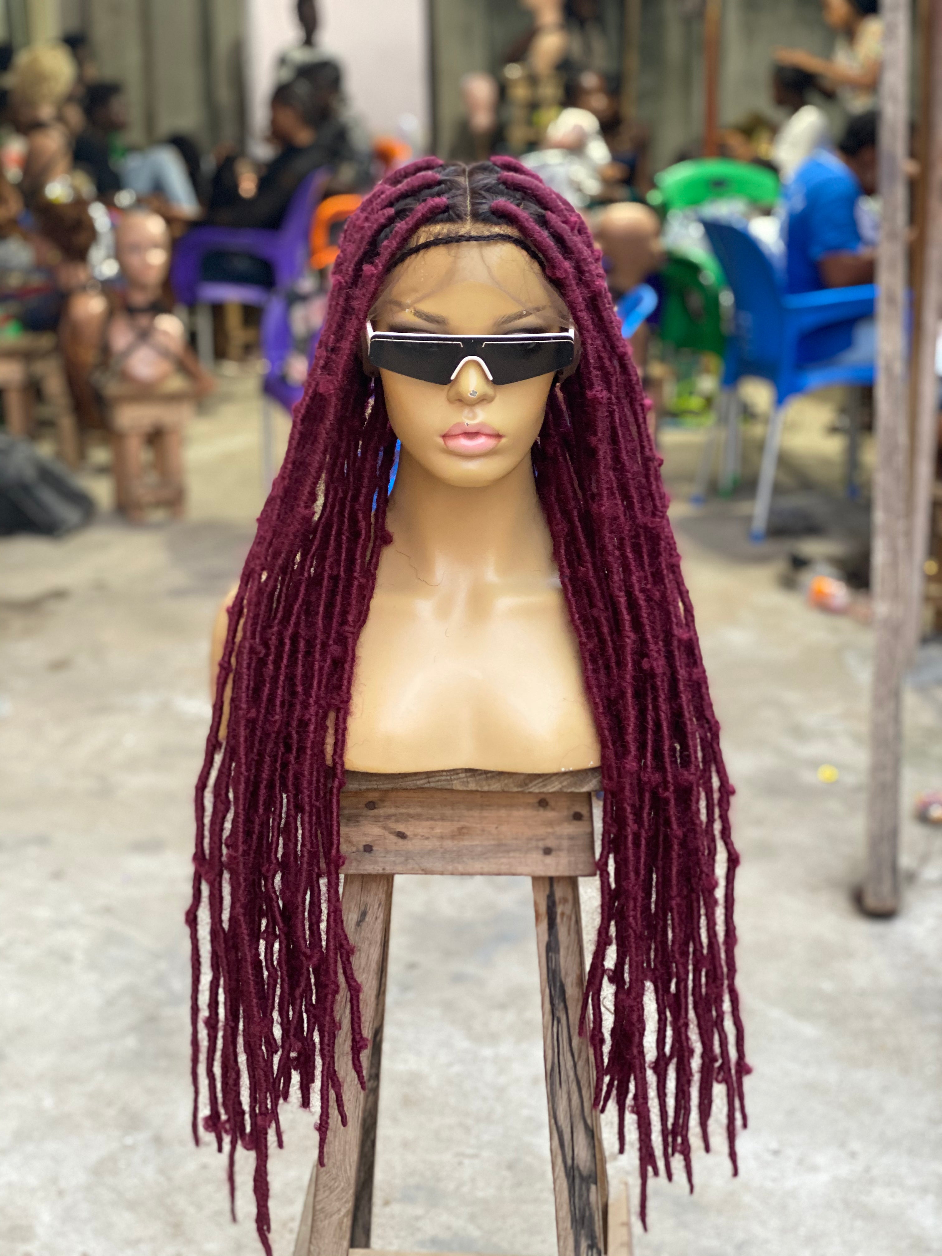 Destress Faux Locs Wig - Swiss Full Lace - Maryam Destress Faux Locs Wig - Swiss Full Lace - Maryam