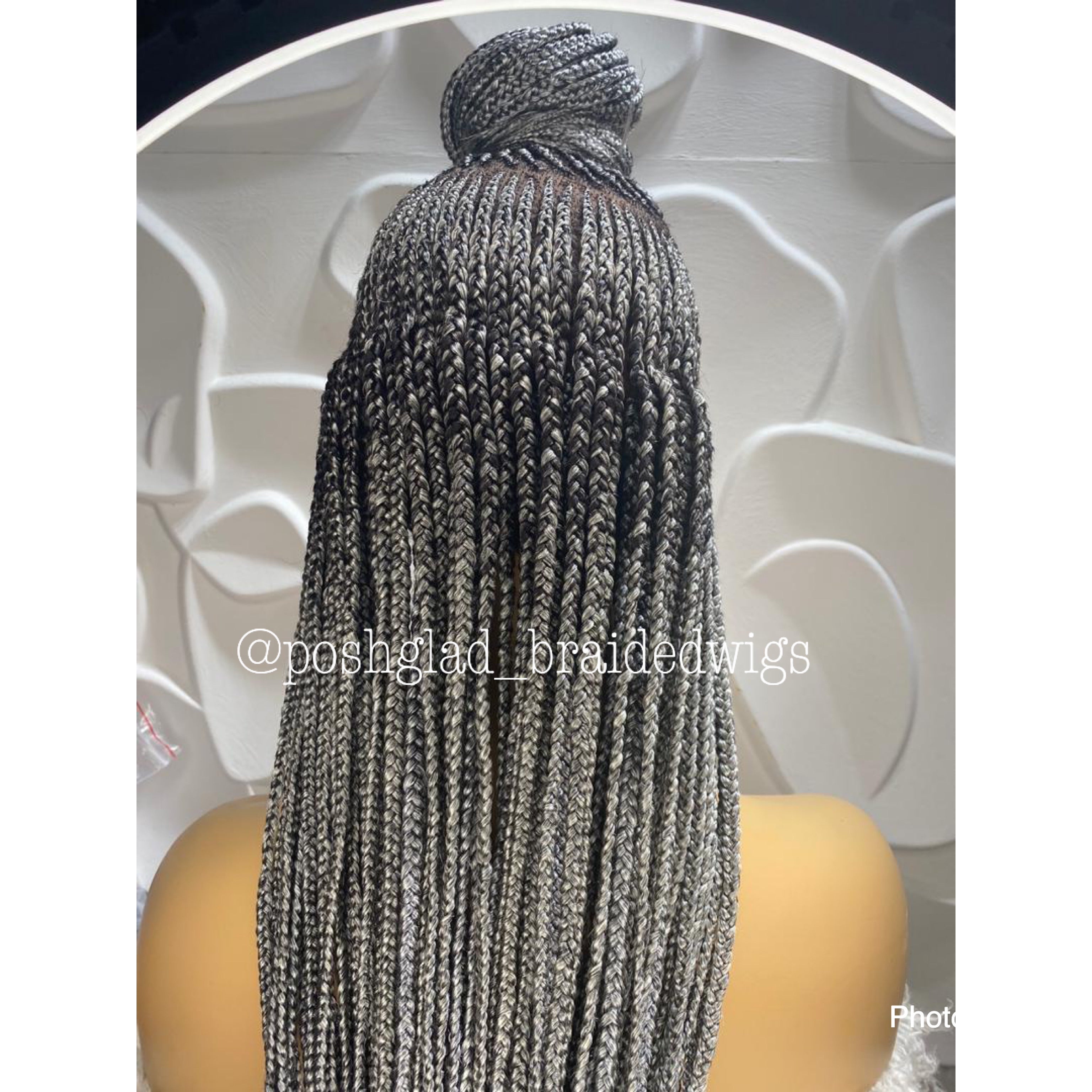 Cornrow Braid Wig - Full Lace Bra Length - Kimora Cornrow Braid Wig - Full Lace Bra Length - Kimora