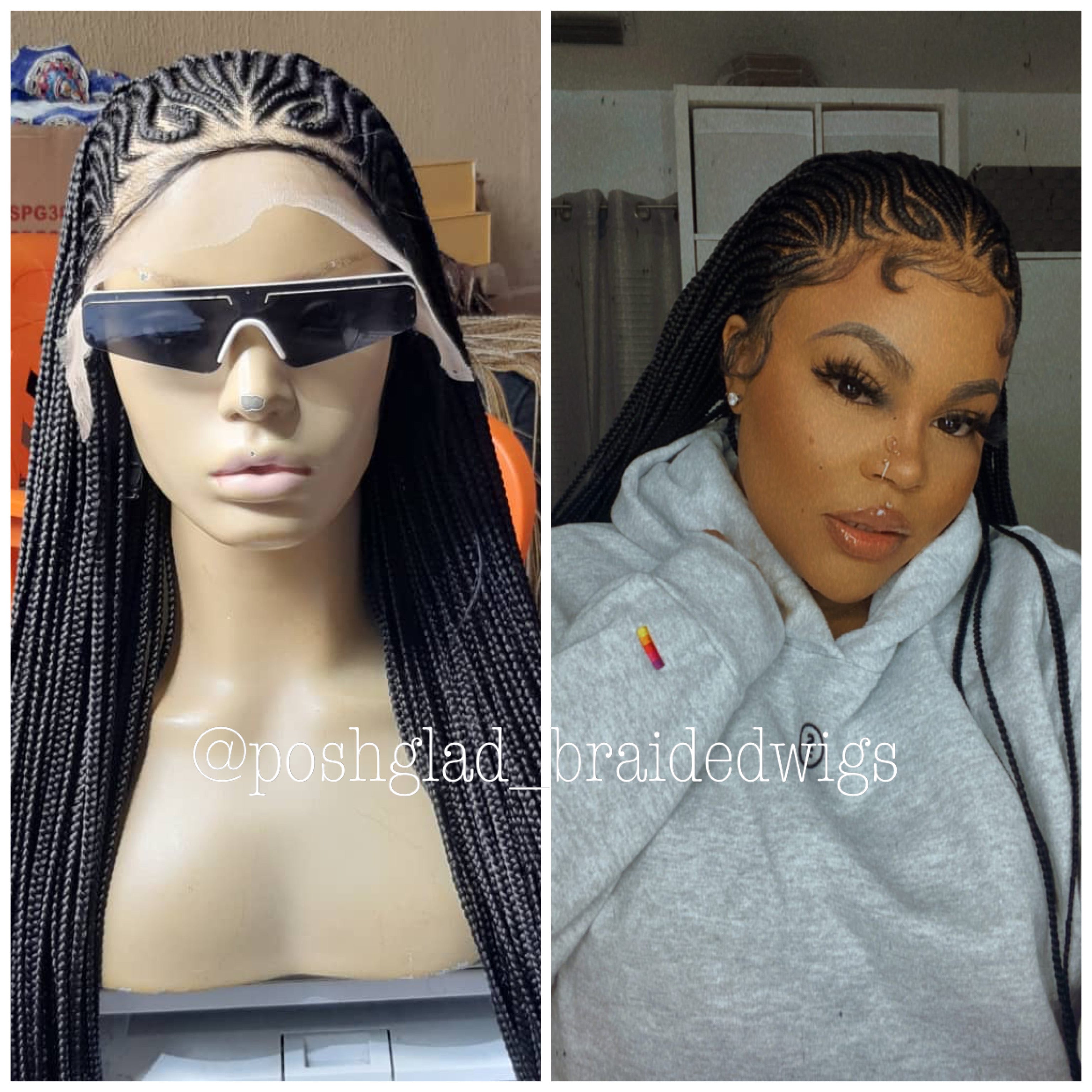Wig Fab Cornrow 13 by 4 Ready to ship Wig Fab Cornrow 13 by 4 Ready to ship