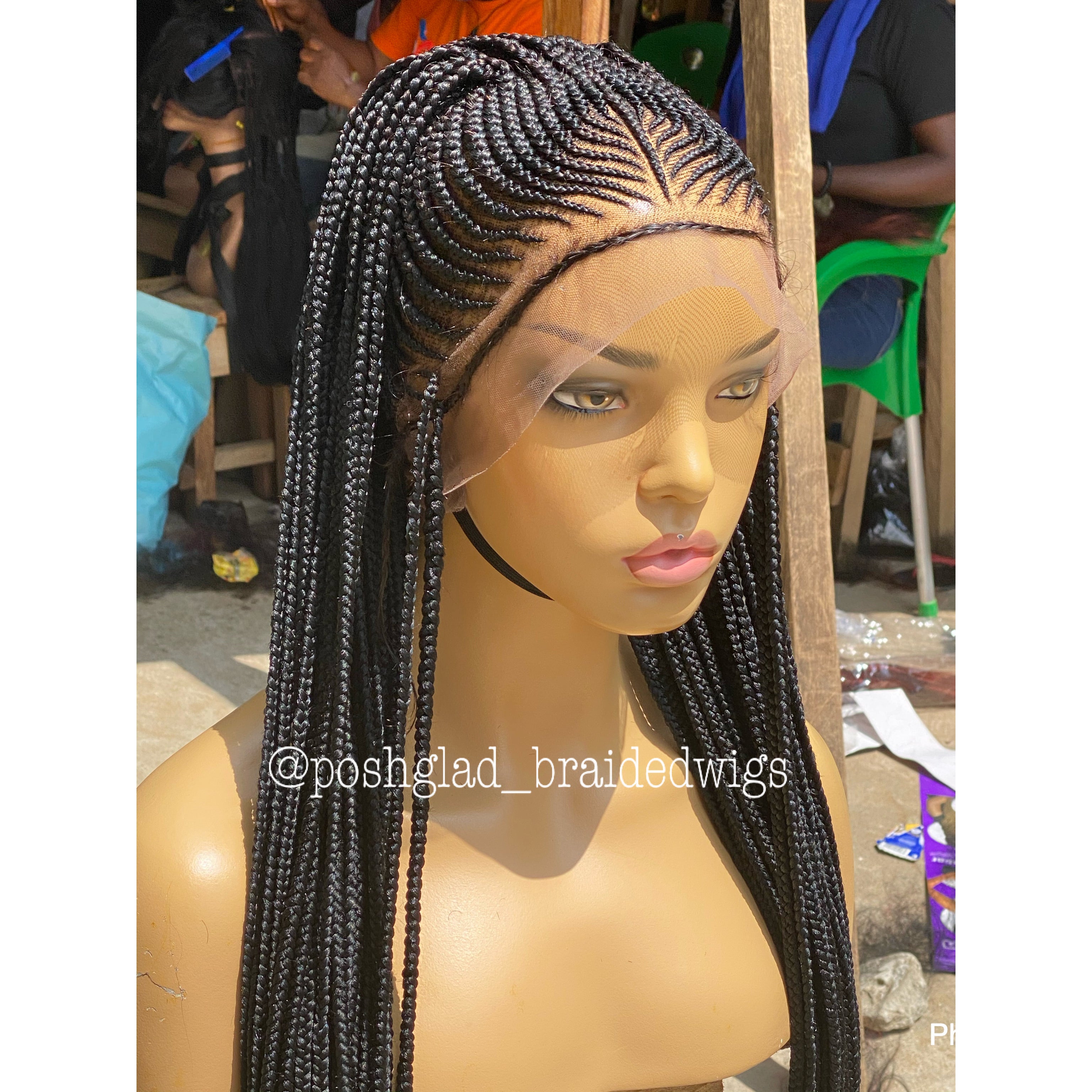 Cornrow Braid Wig Cornrow Braid Wig
