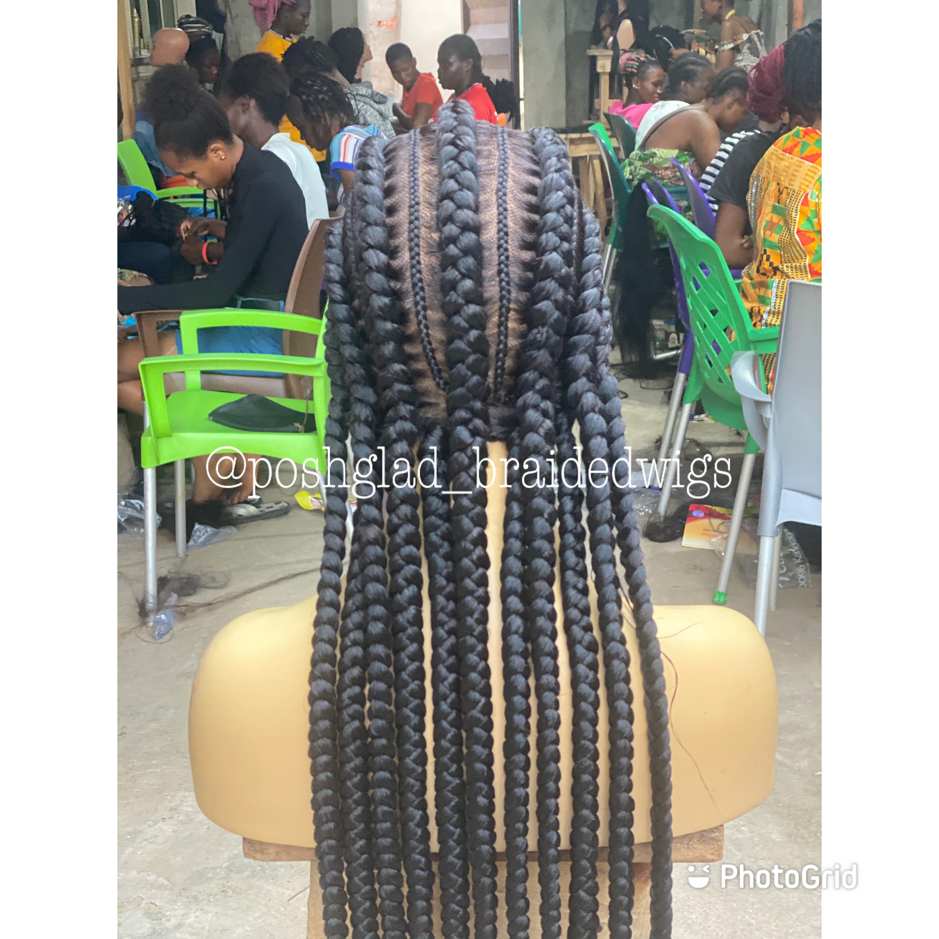 Feed In Braids To The Back - Amalia Feed In Braids To The Back - Amalia