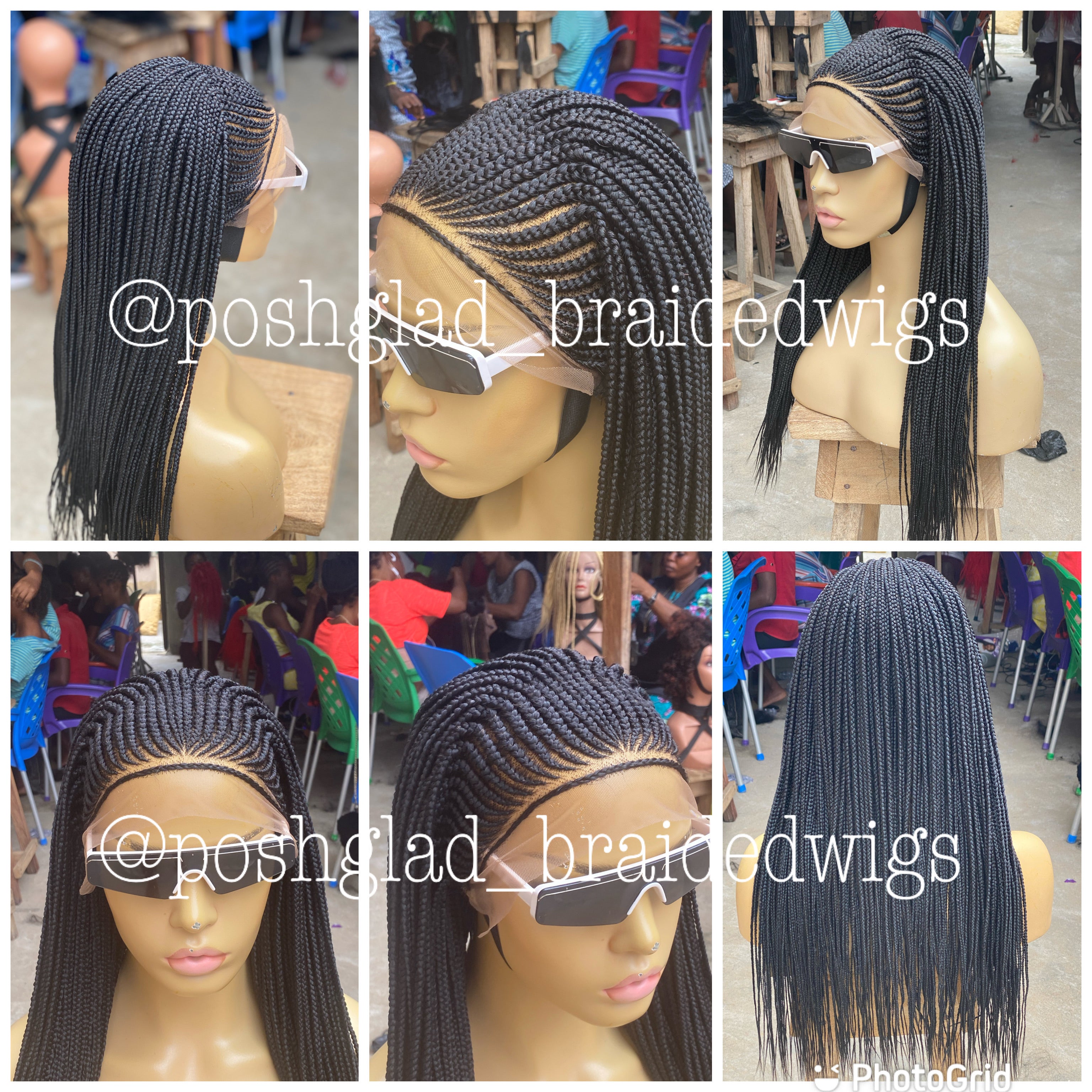 Cornrow Braid Wig Cornrow Braid Wig