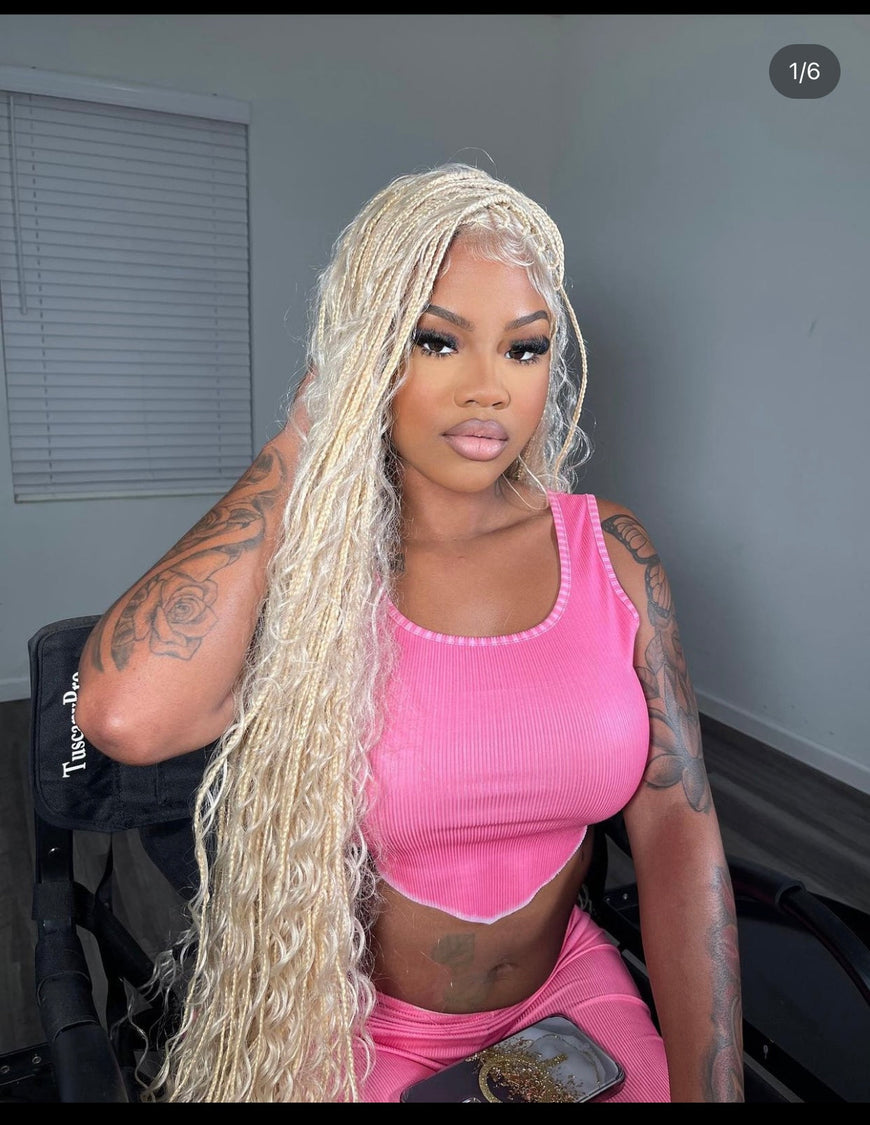 Bohemian Knotless Braid Wig 