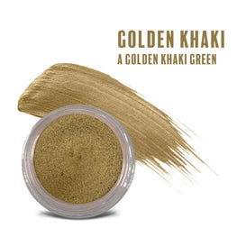 Golden Khaki Any Wear Creme - A Waterproof Multi-tasking creme to powder product for eyes, cheeks & lips. Can be worn anywhere