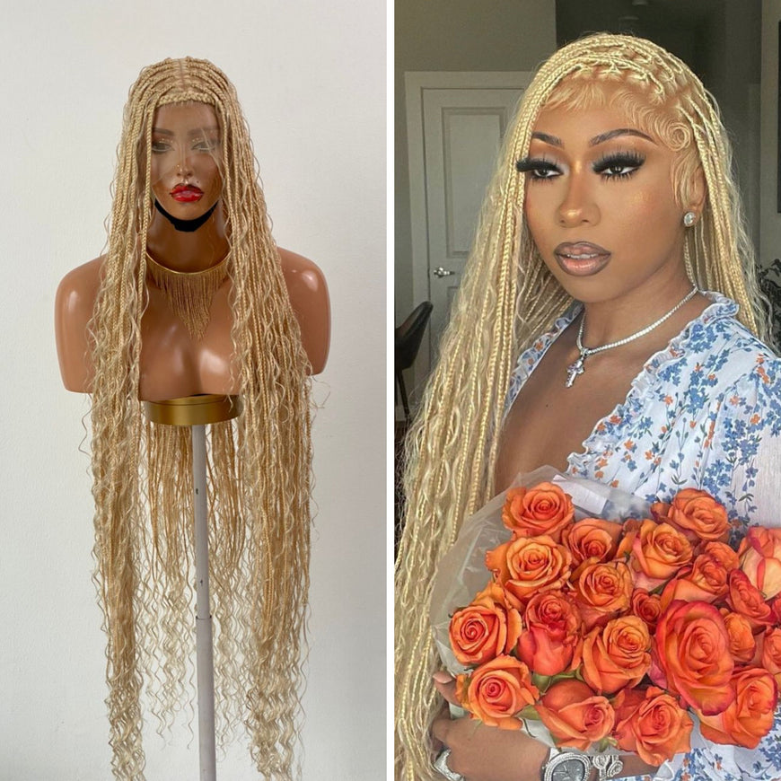 Bohemian Knotless Braid Wig 
